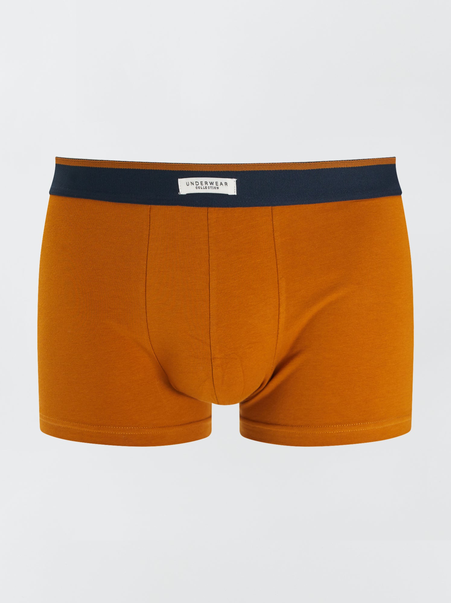 Lot 3 boxers stretch - Moutarde/marine