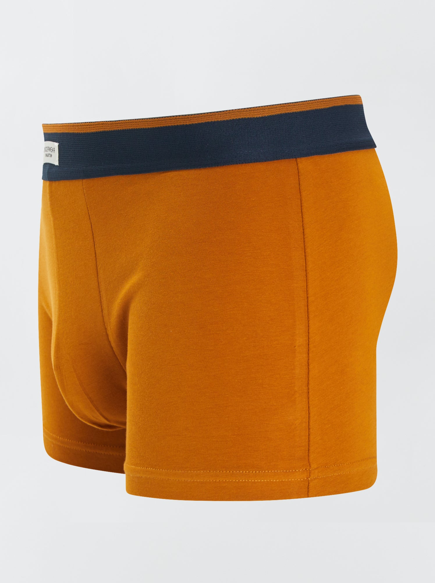 Lot 3 boxers stretch - Moutarde/marine