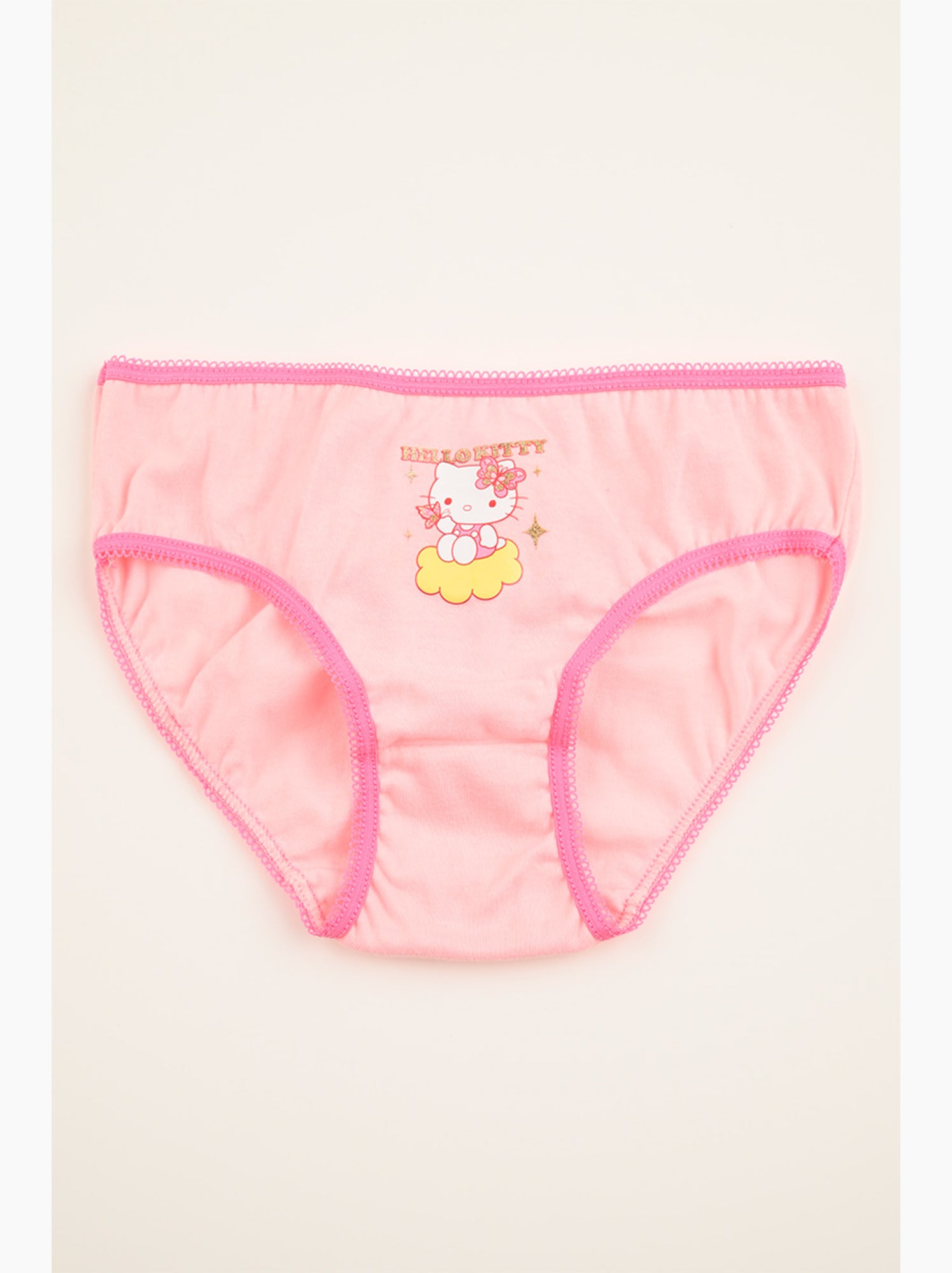 Lot 3 culottes hello kitty multicolore | licence officielle - Blanc Rose Blanc