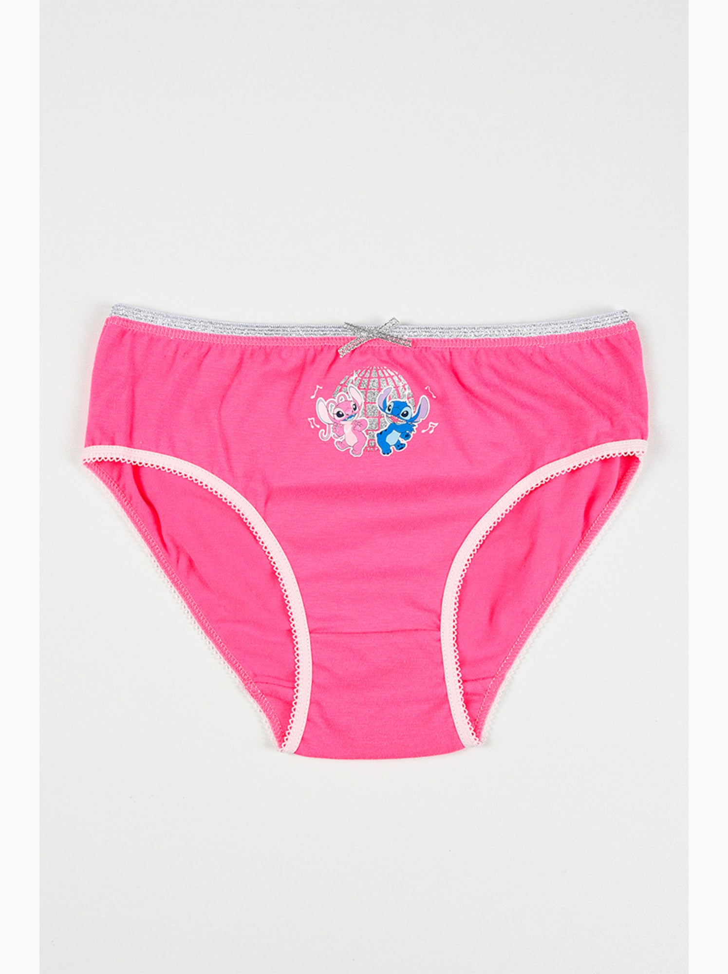 Lot 3 culottes lilo & stitch multicolore | licence officielle - Blanc Rose Blanc