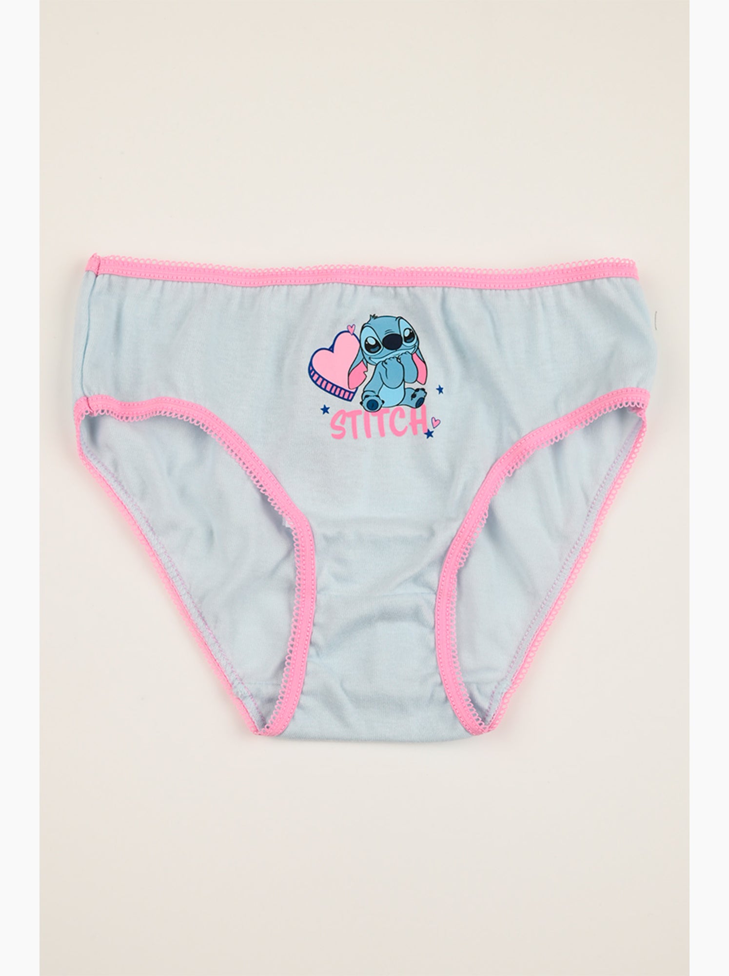 Lot 3 culottes lilo & stitch multicolore | licence officielle - Blanc Violet clair Bleu