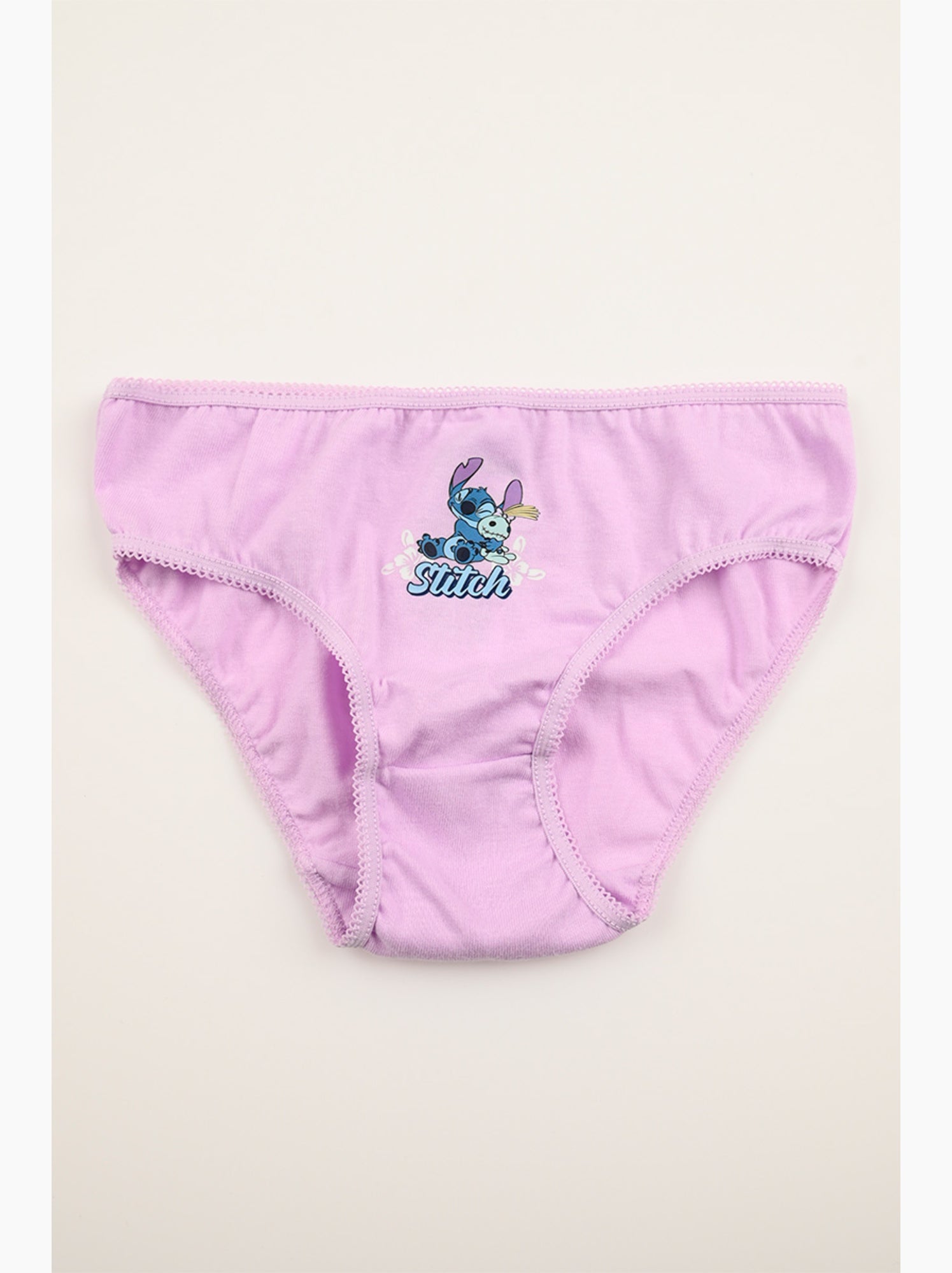 Lot 3 culottes lilo & stitch multicolore | licence officielle - Violet/Rose