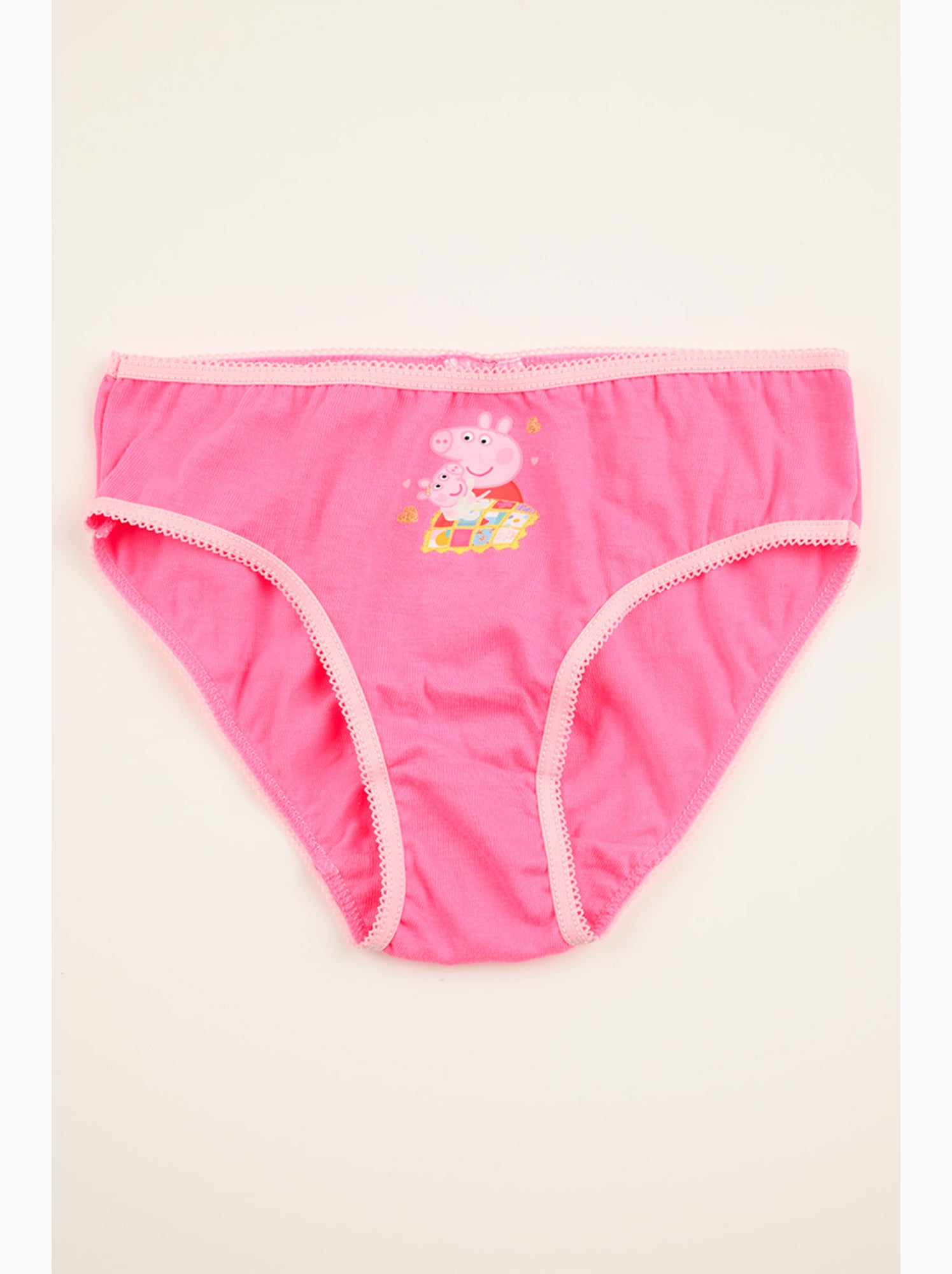 Lot 3 culottes peppa pig multicolore | licence officielle - Blanc Rose Blanc