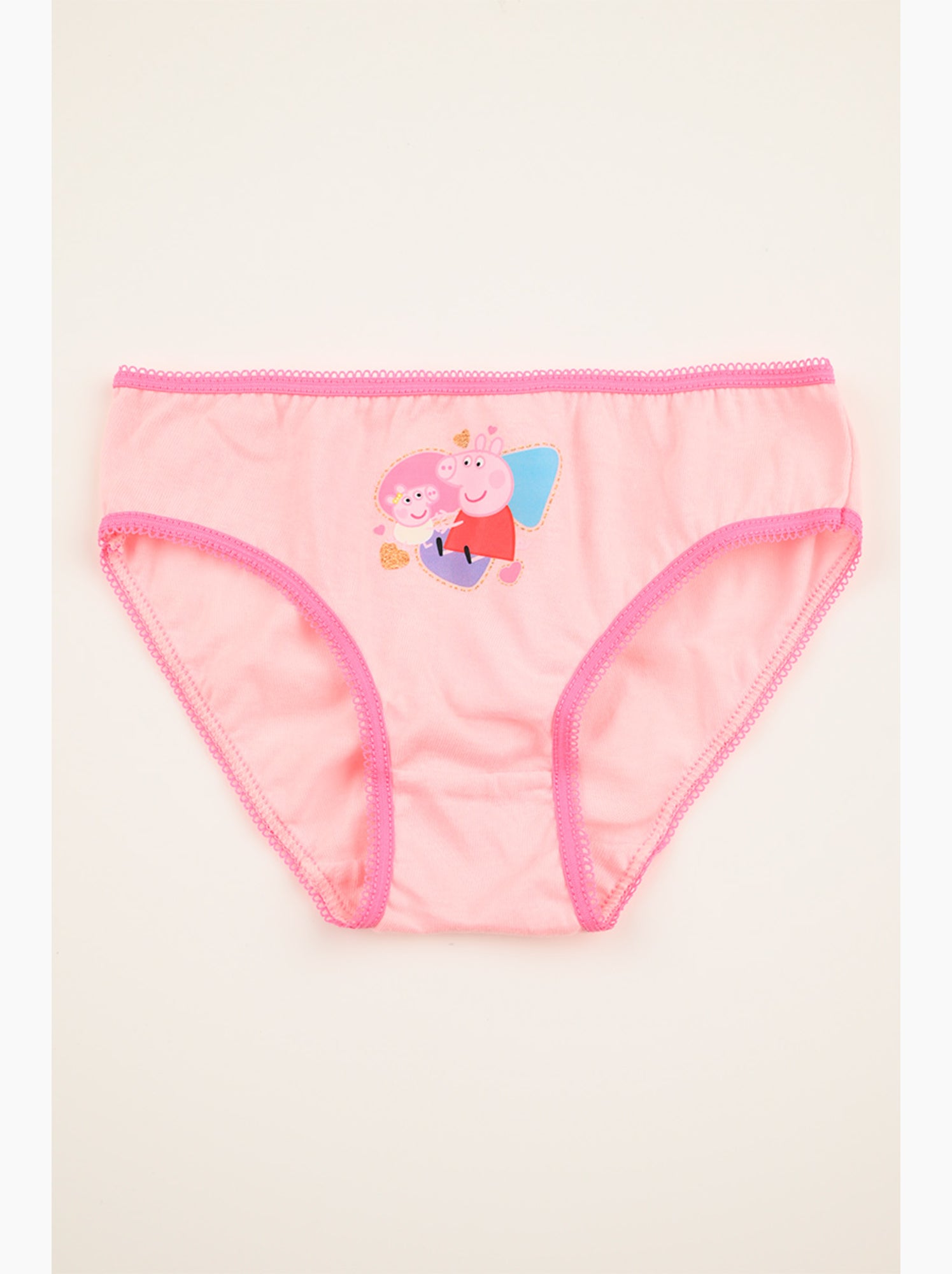 Lot 3 culottes peppa pig multicolore | licence officielle - Blanc Rose Blanc