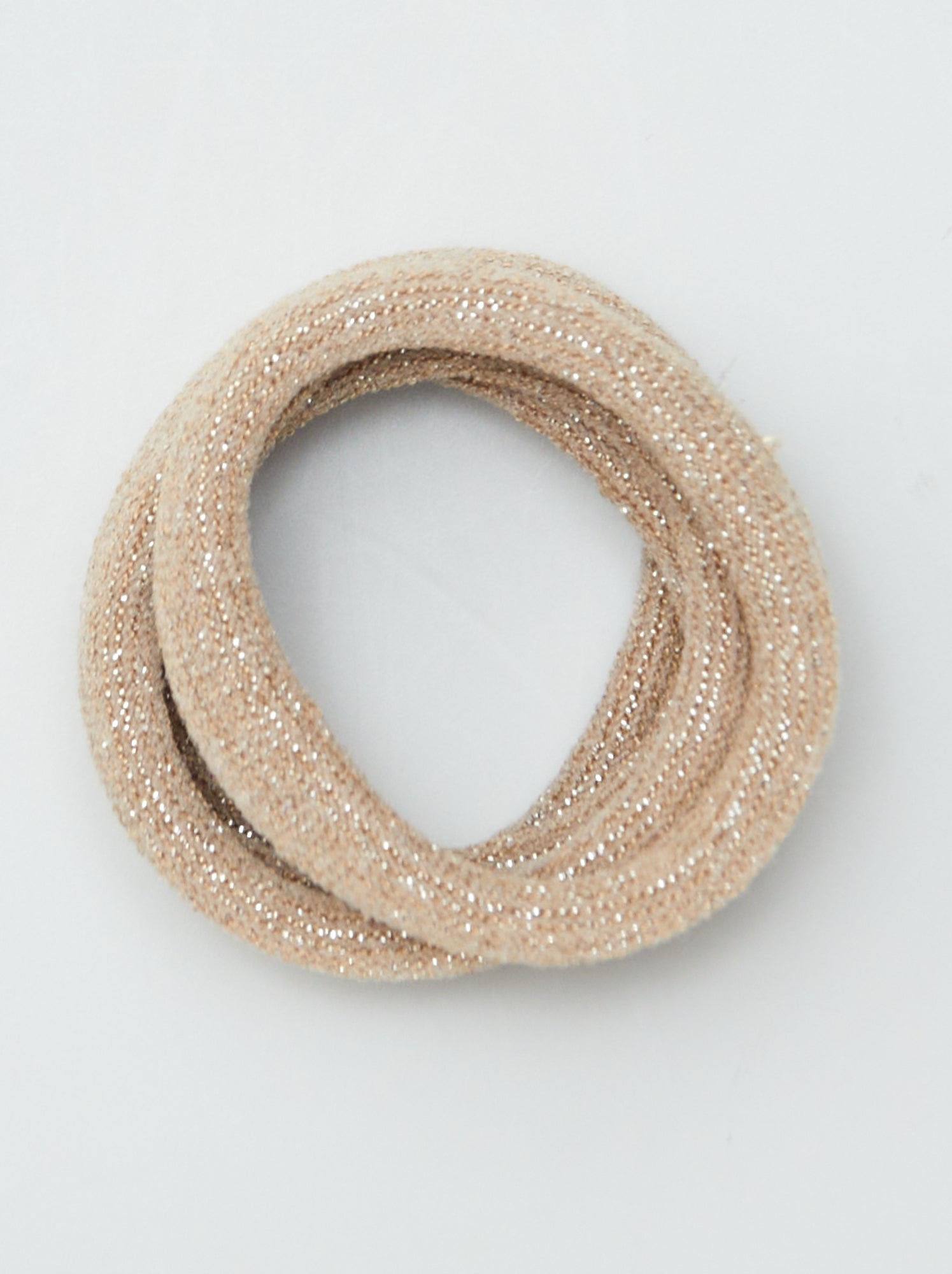 Lot de 10 élastiques pour cheveux - MARRON