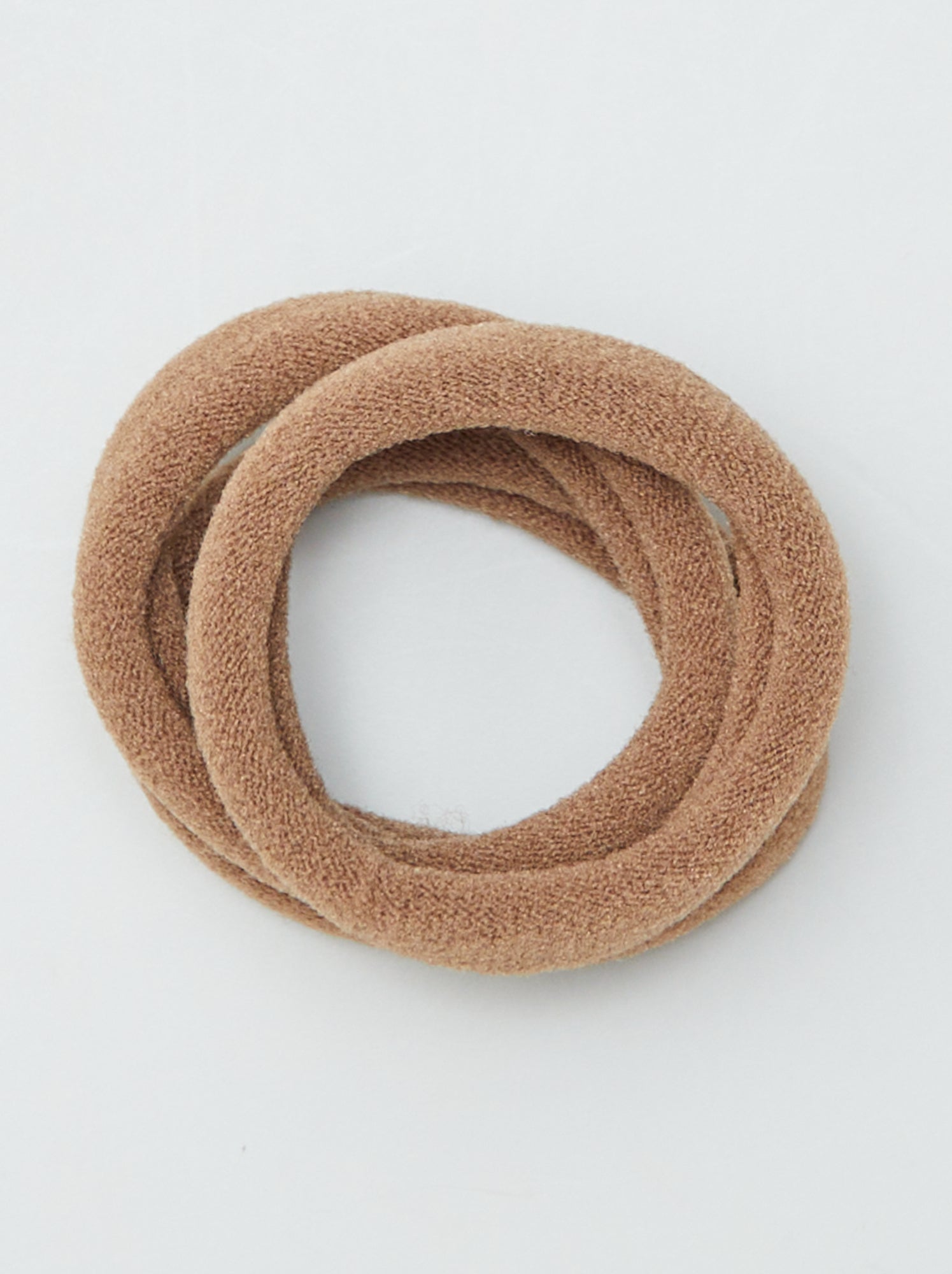 Lot de 10 élastiques pour cheveux - MARRON