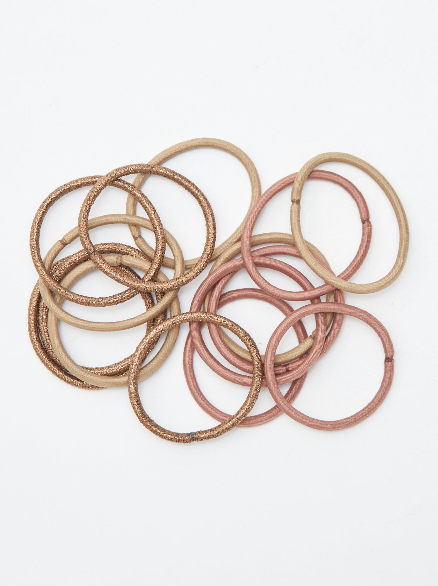 Lot de 15 élastiques - Kaki