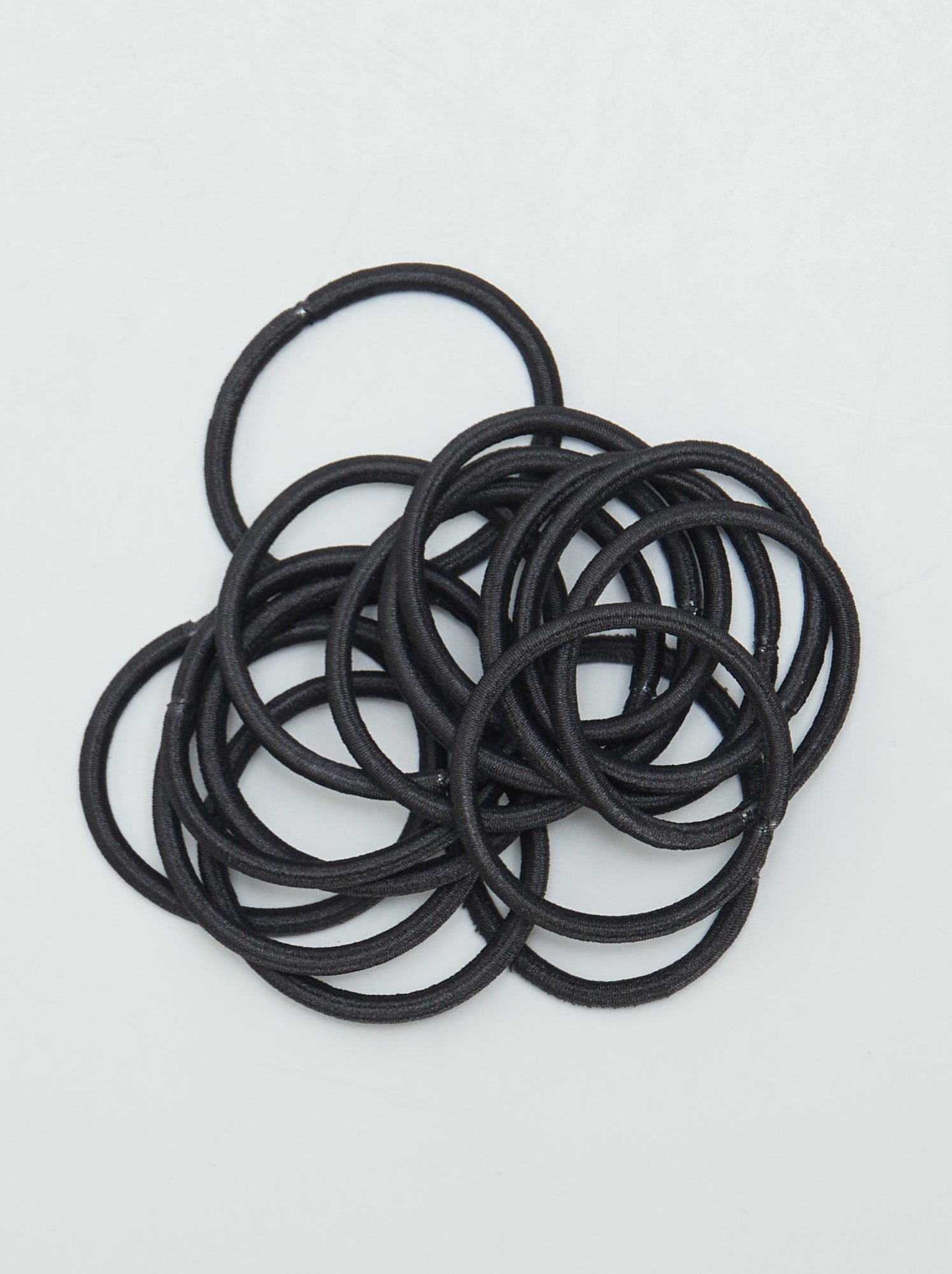 Lot de 15 élastiques - Noir
