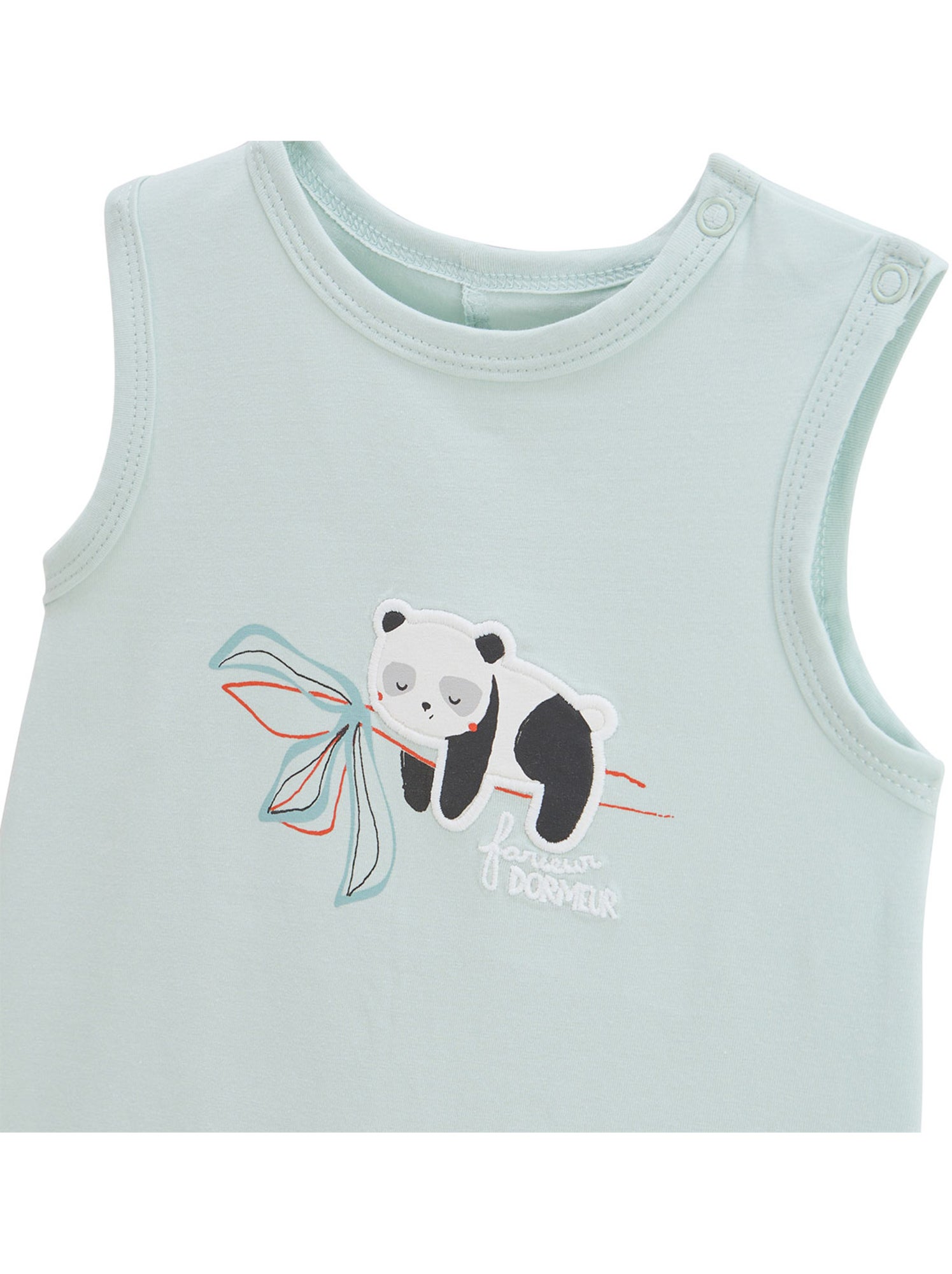 Lot de 2 barboteuses bébé bento - Vert