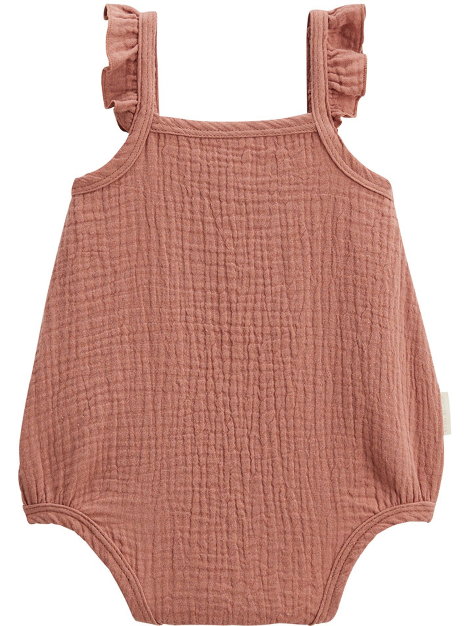 Lot de 2 barboteuses bloomer bébé en gaze de coton arizona - Ecru