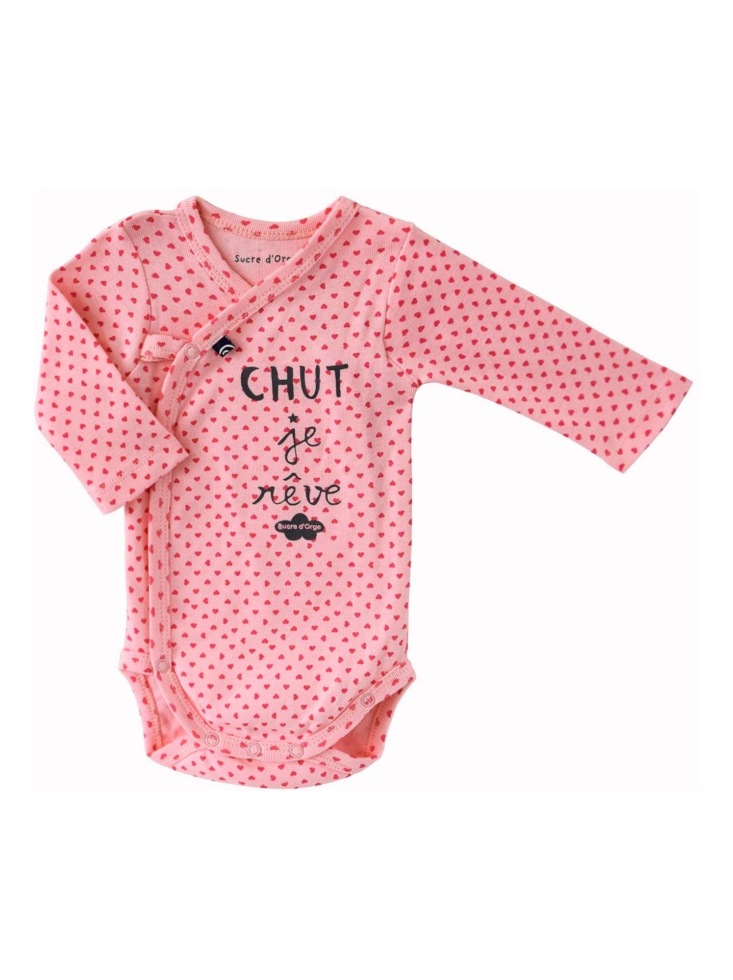 Lot de 2 bodies astrid sucre d'orge - Rose