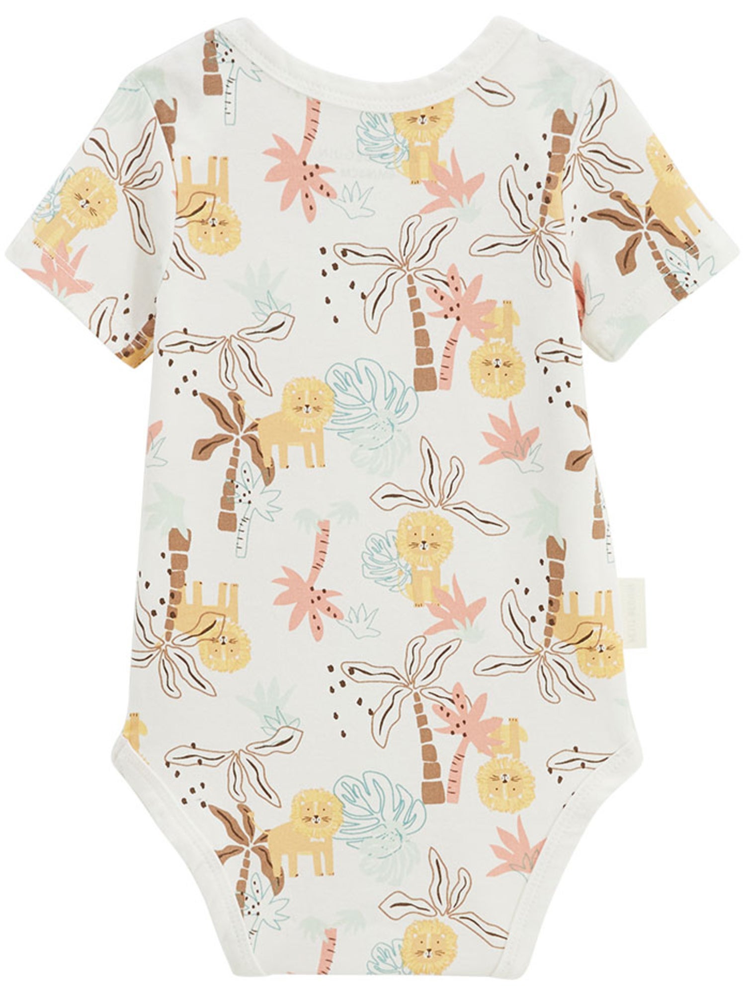Lot de 2 bodies bébé manches courtes auguste - Jaune
