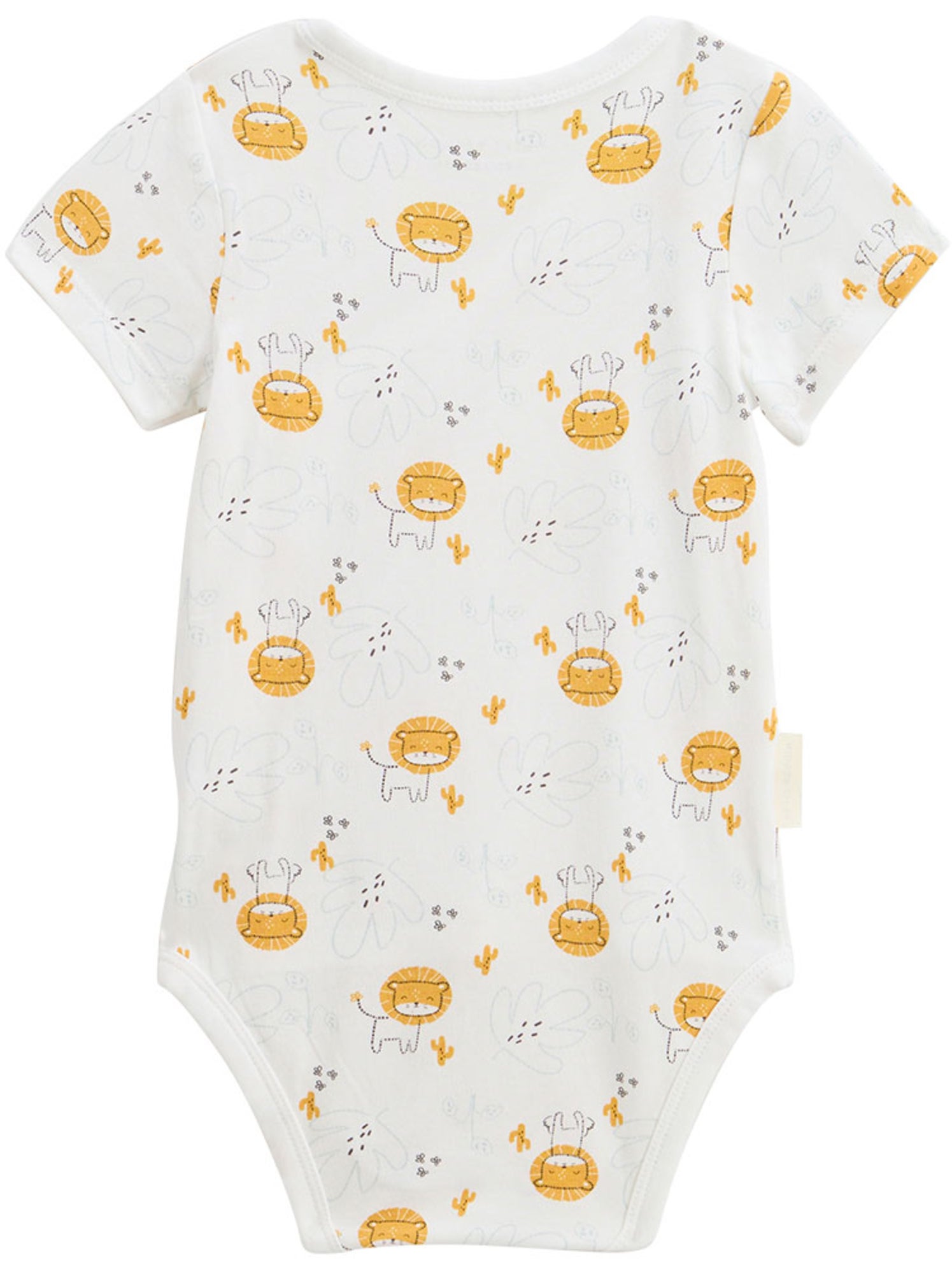 Lot de 2 bodies bébé manches courtes ouverture croisée elio - Bleu