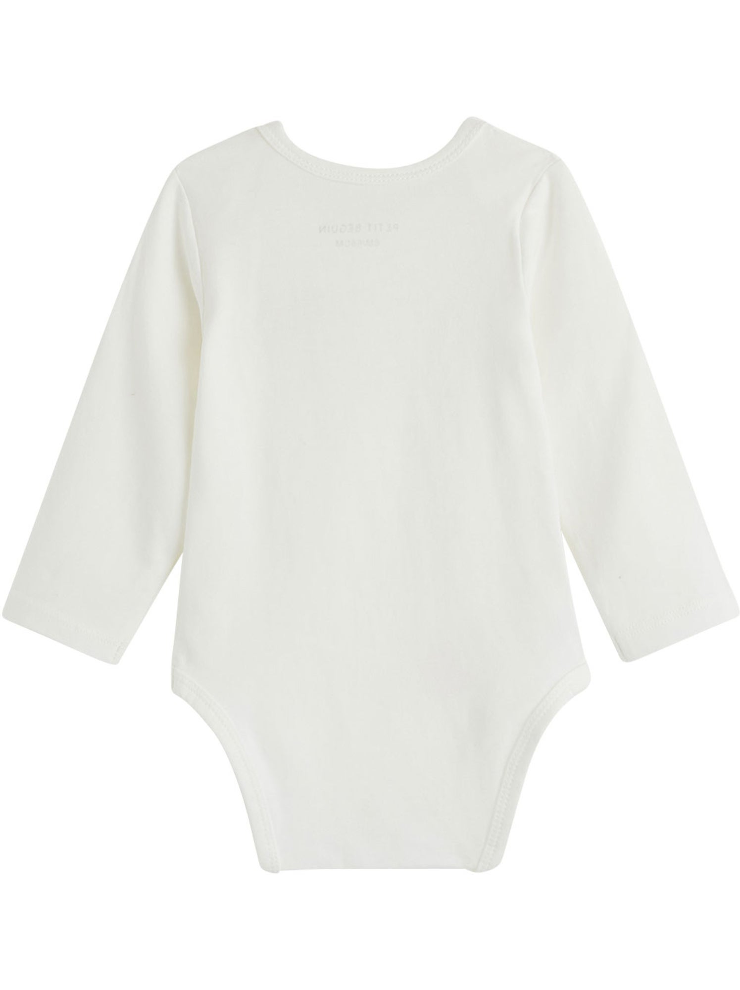 Lot de 2 bodies bébé manches longues harmony - Ecru