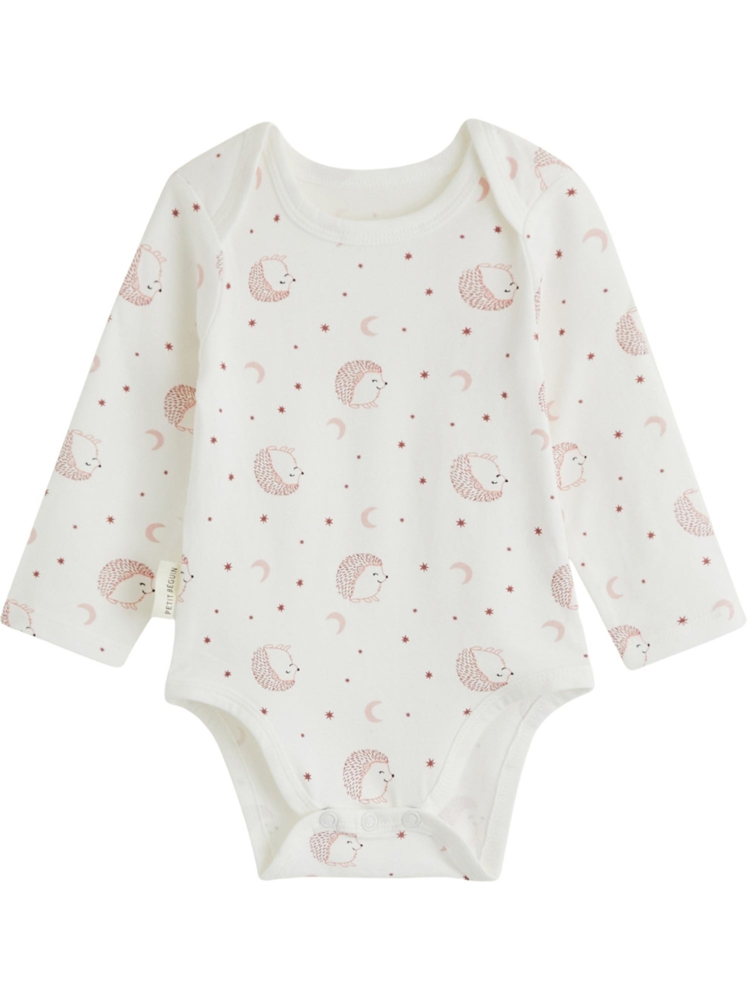 Lot de 2 bodies bébé manches longues harmony - Ecru