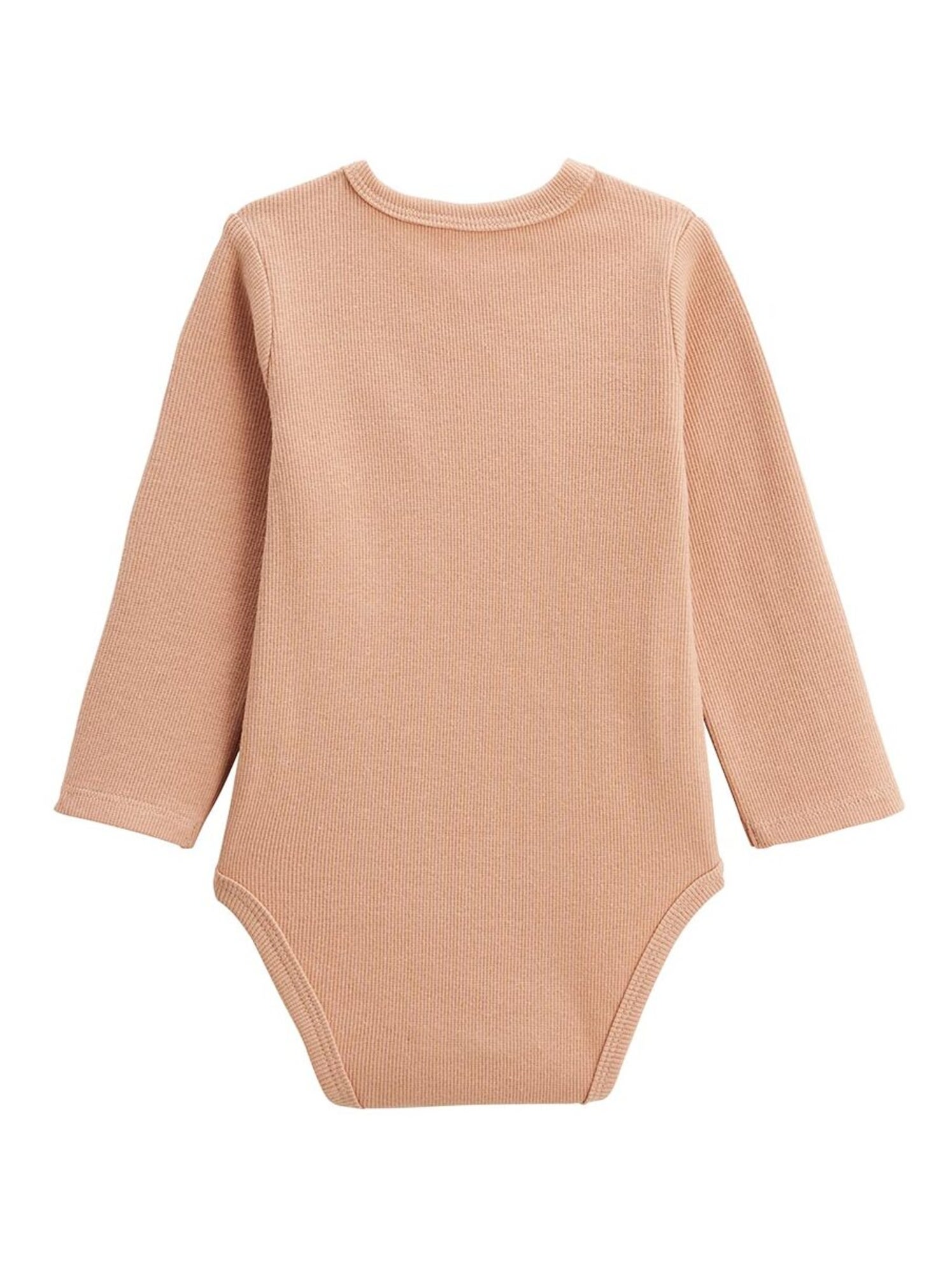 Lot de 2 bodies bébé manches longues matcha - Rose