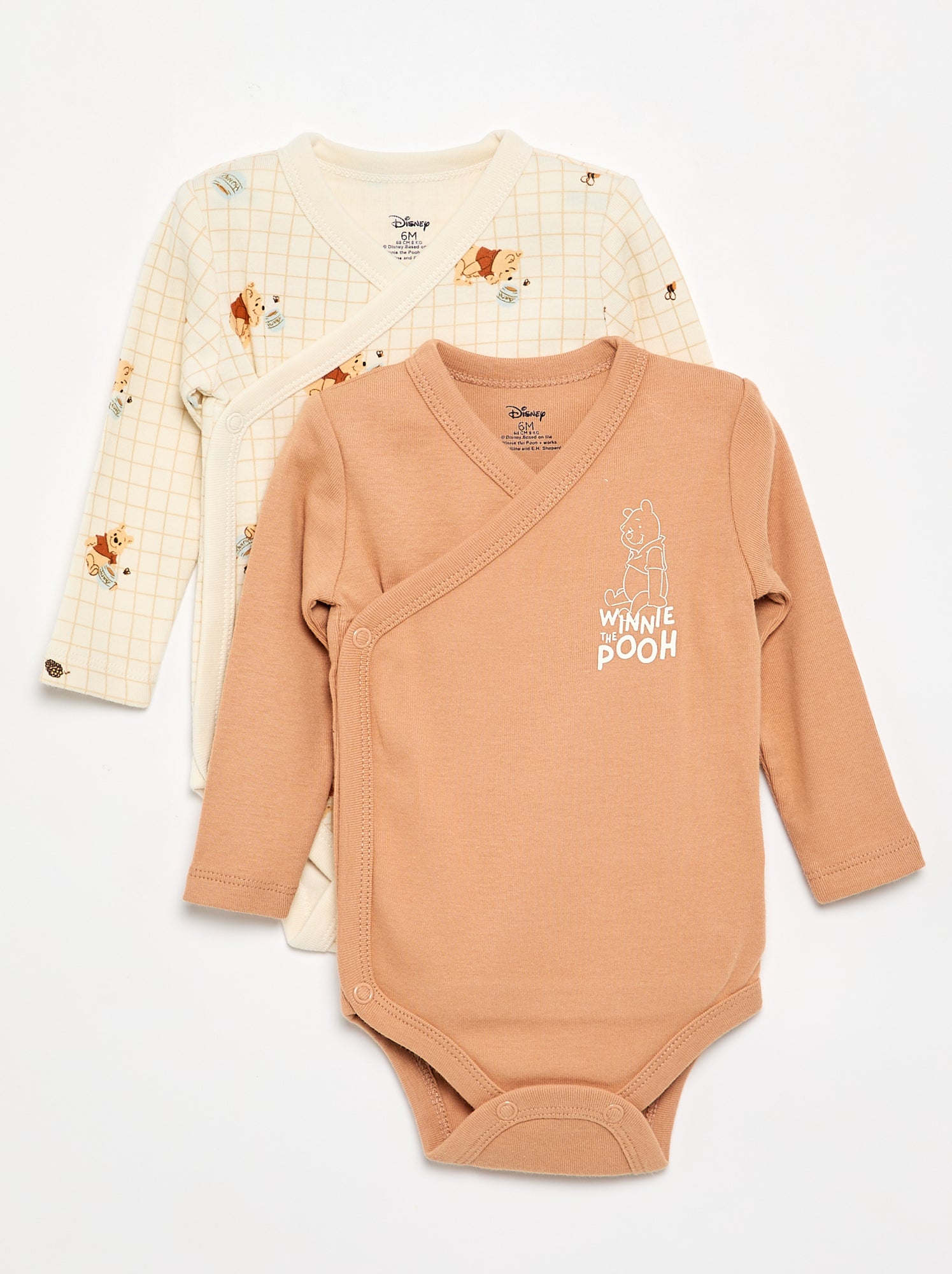Lot de 2 bodies 'Disney' - Marron