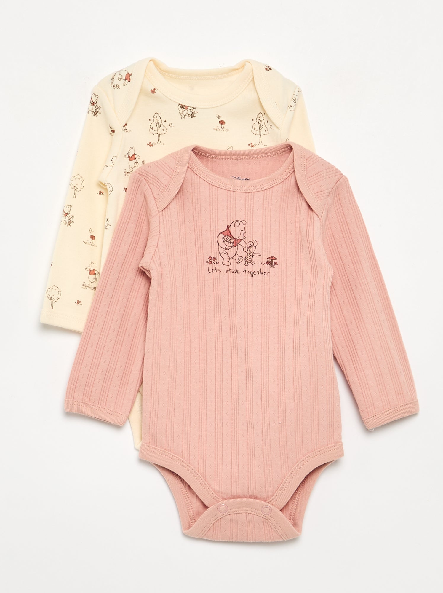 Lot de 2 bodies 'Disney' - Rose