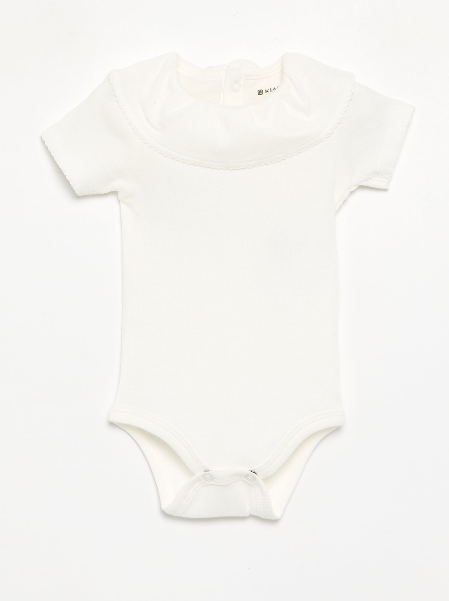 Lot de 2 bodies fines côtes - Beige