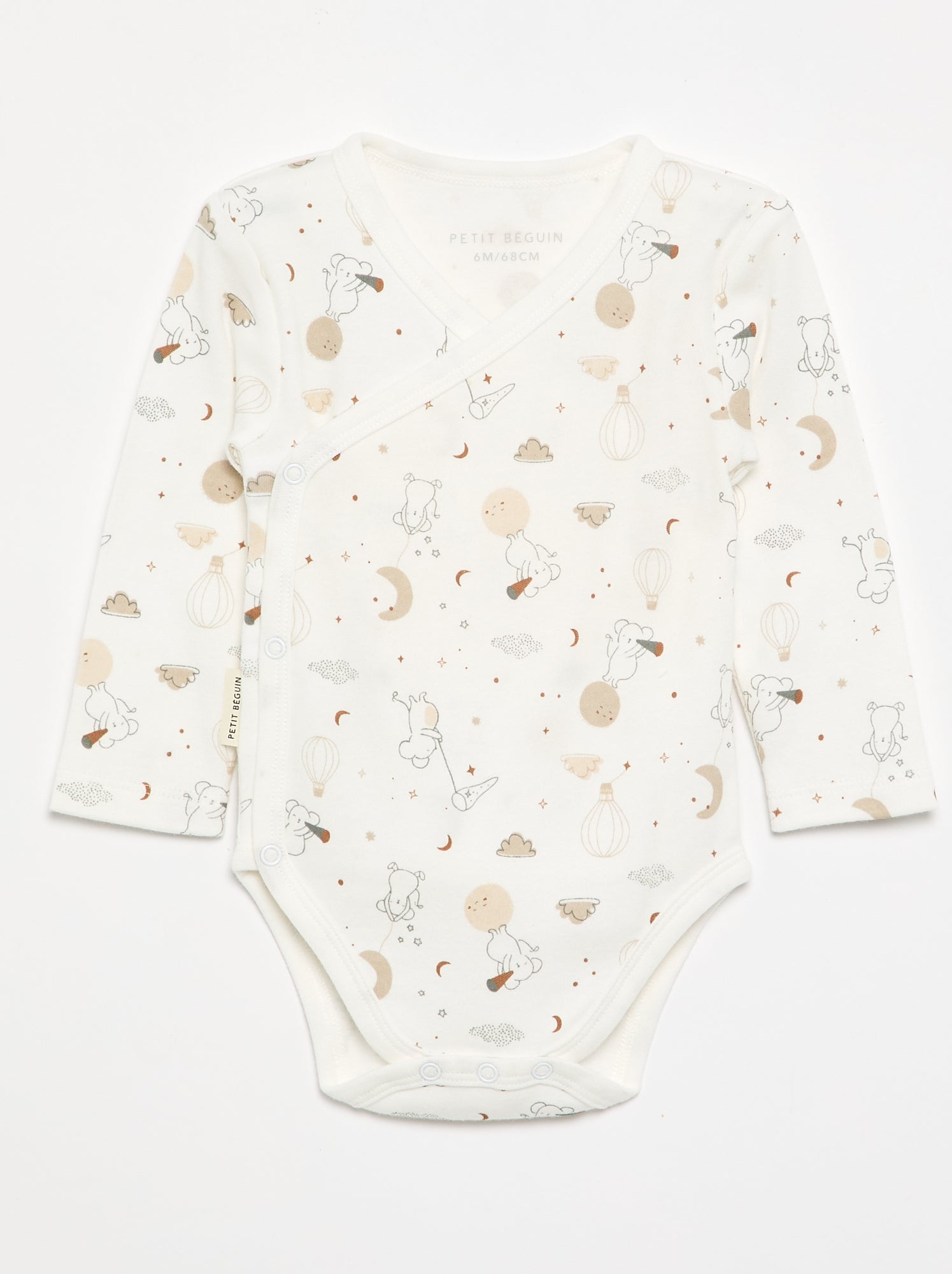 Lot de 2 bodies 'Petit Béguin' - Blanc