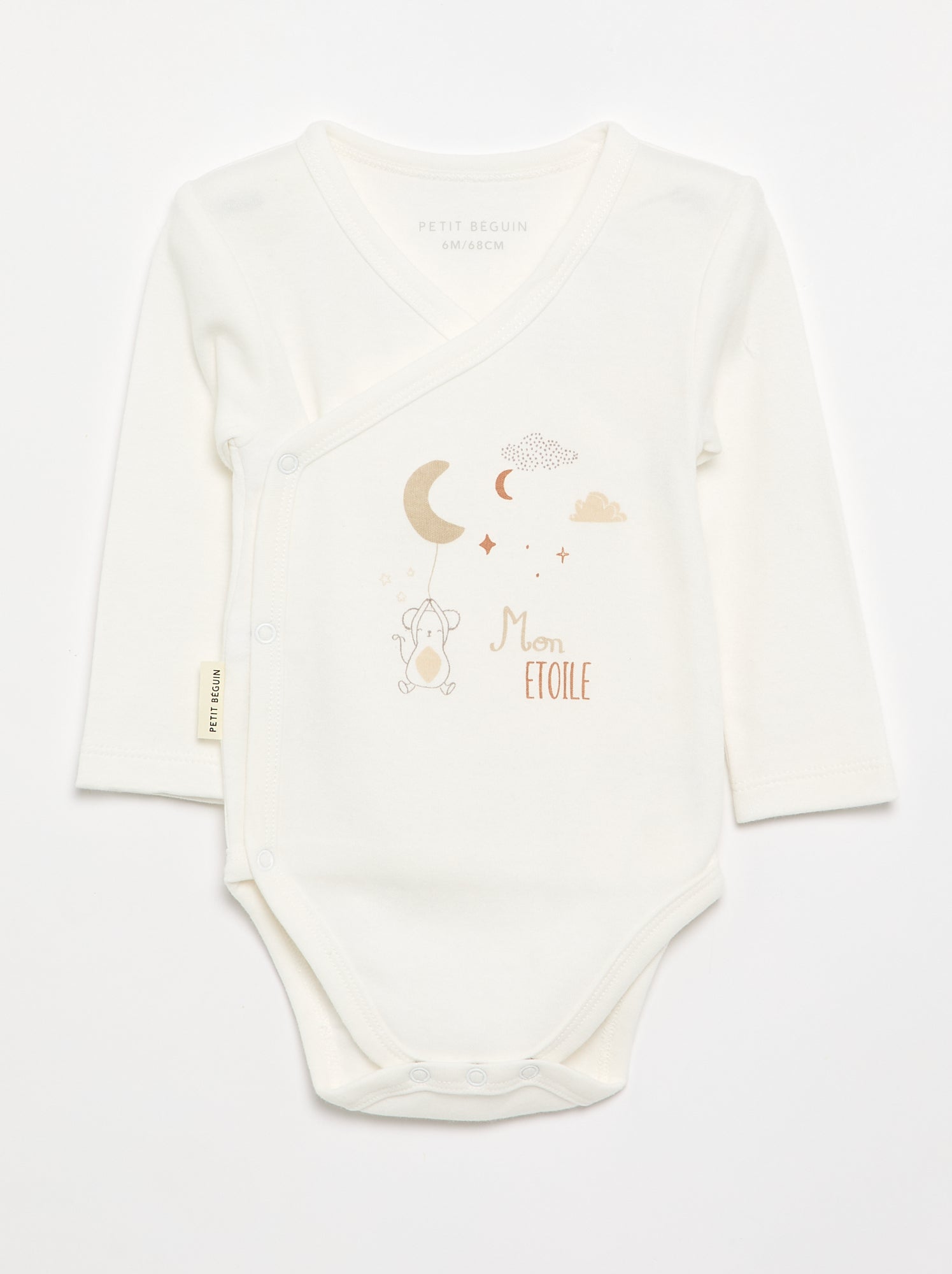 Lot de 2 bodies 'Petit Béguin' - Blanc