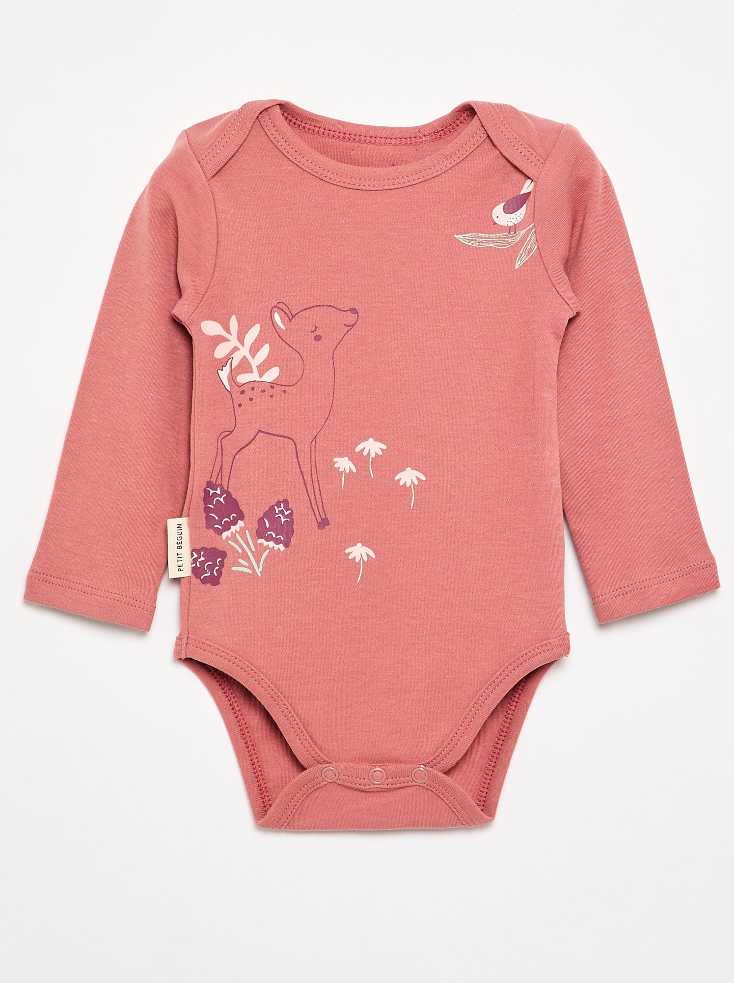 Lot de 2 bodies 'Petit Béguin' - Rose