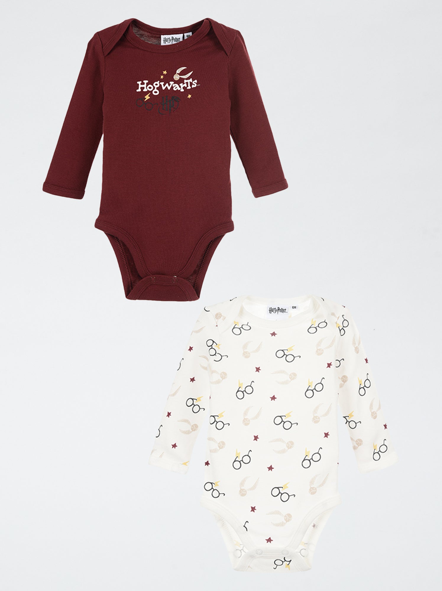 Lot de 2 bodys 'Harry Potter' - Marron