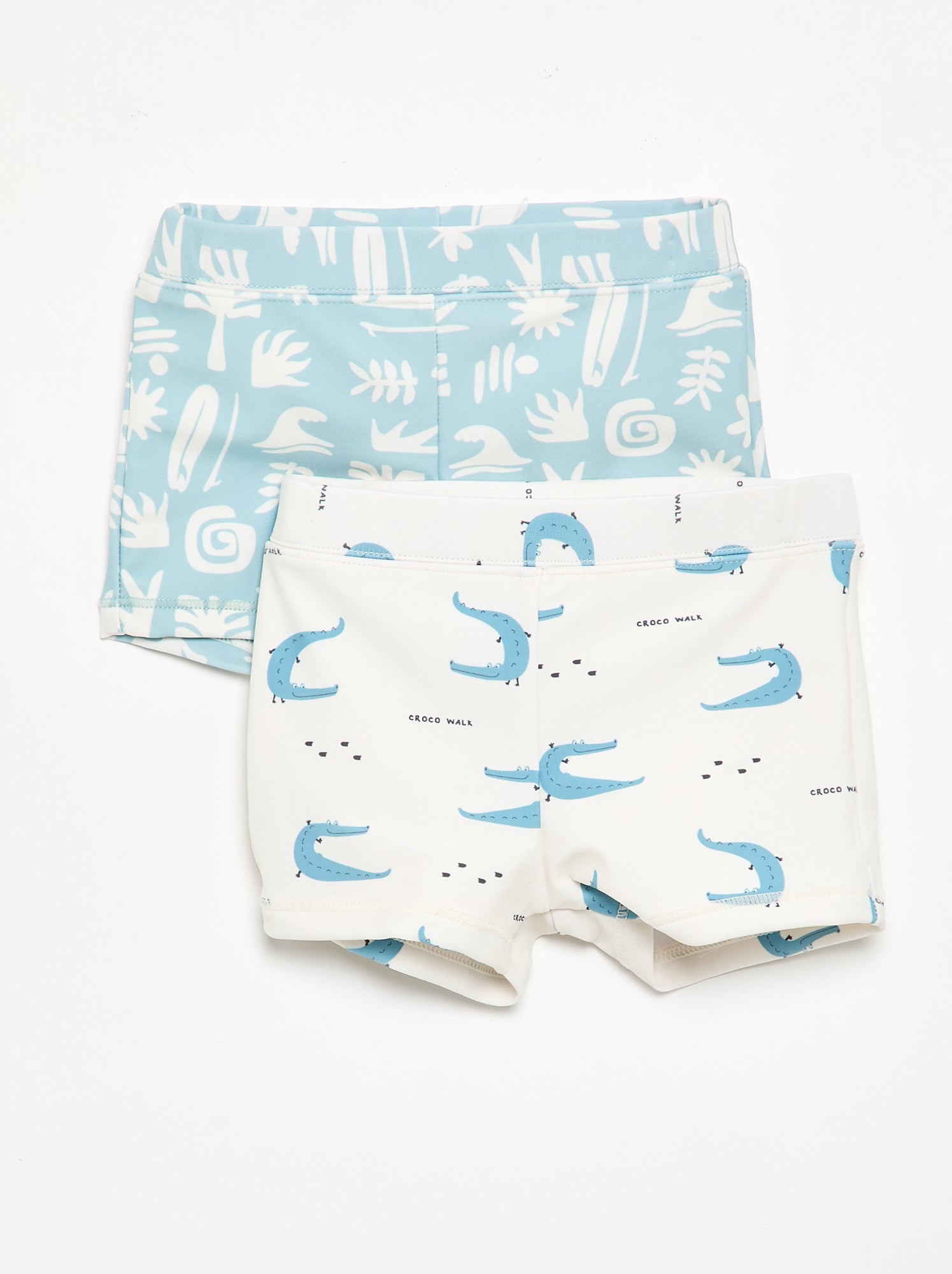 Lot de 2 boxers de bain - Blanc