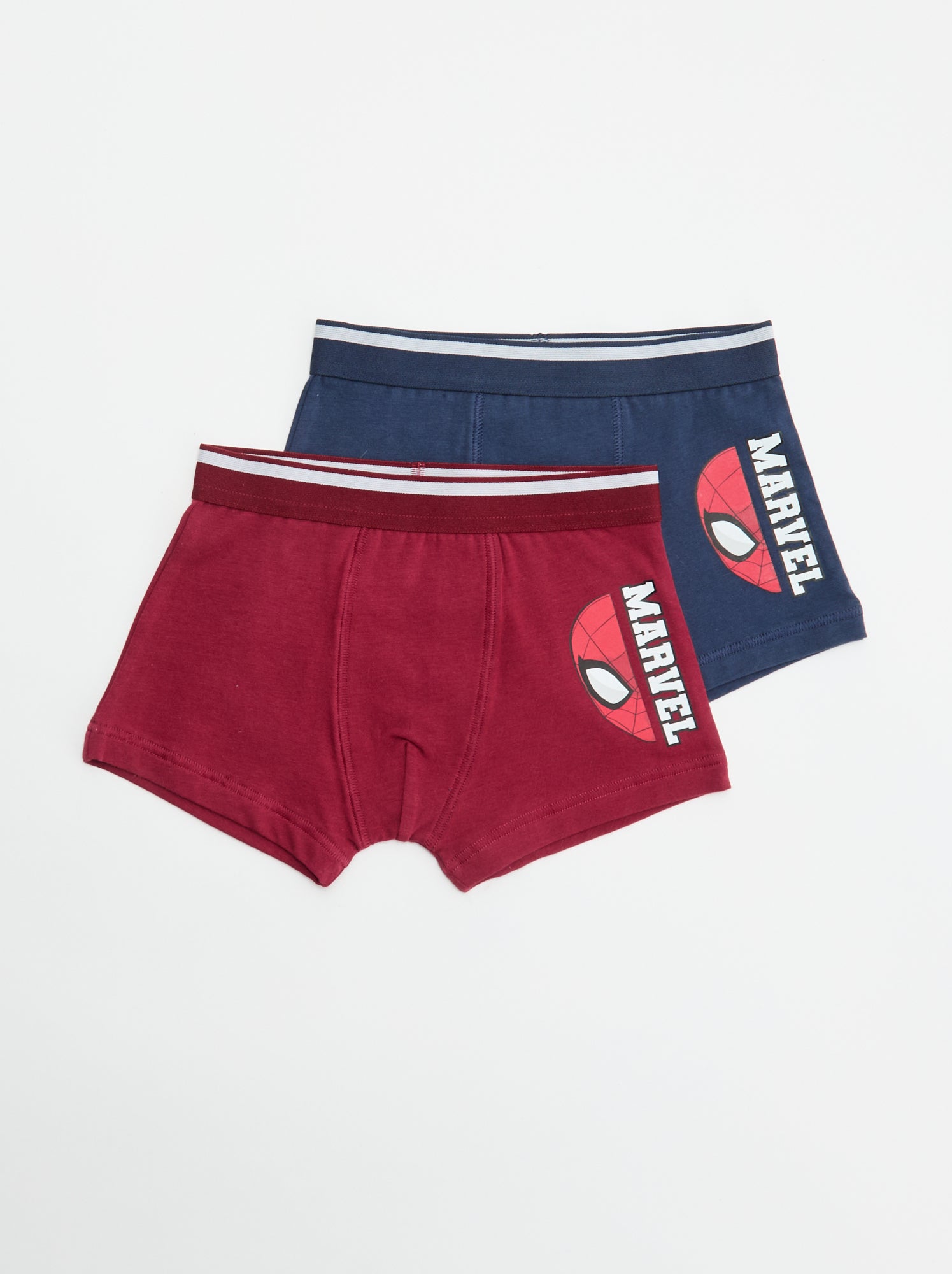 Lot de 2 boxers 'Marvel' 'Spider-man' - Bleu