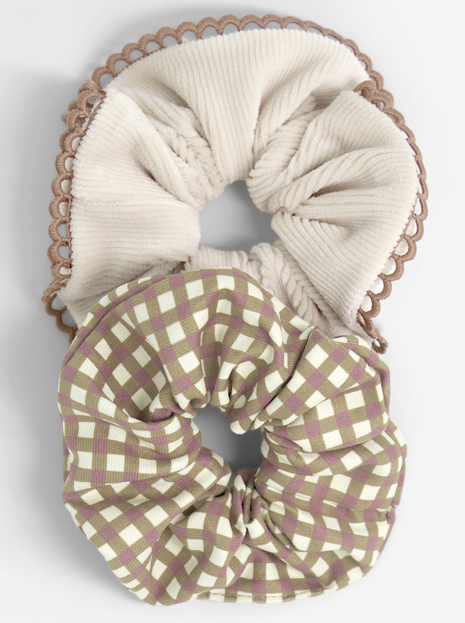 Lot de 2 chouchous - Marron
