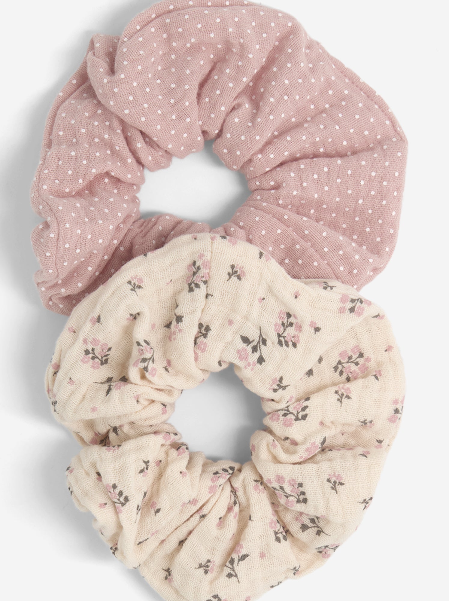 Lot de 2 chouhous imprimés - Rose