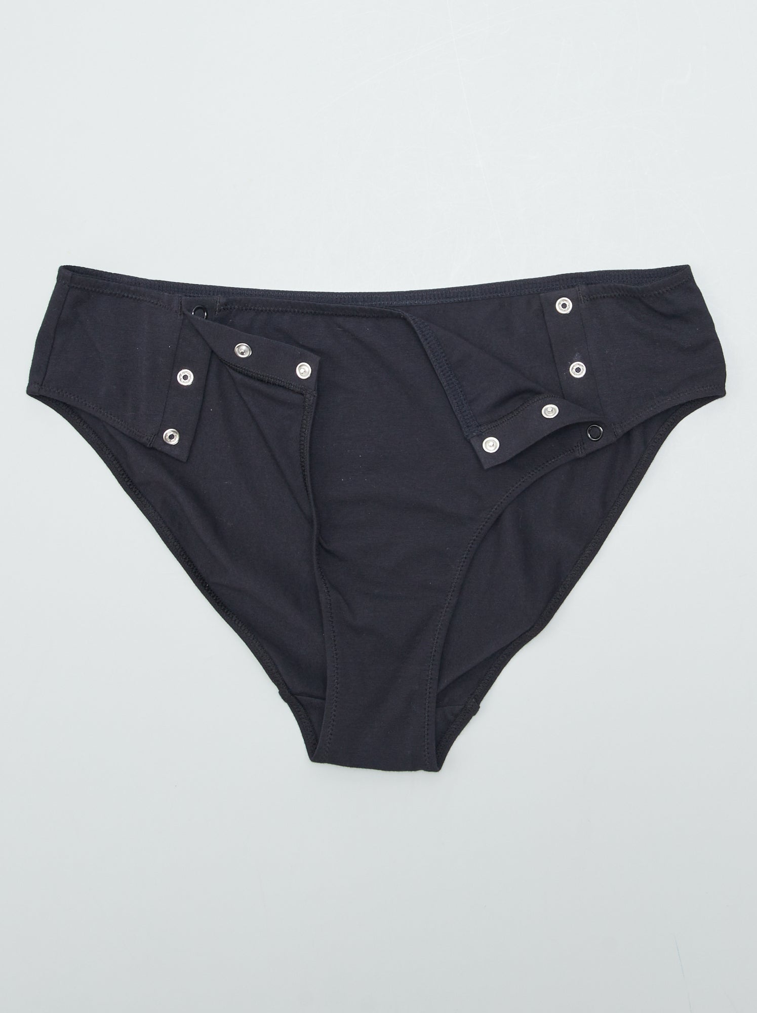 Lot de 2 culottes en jersey - collection facile à enfiler - Noir
