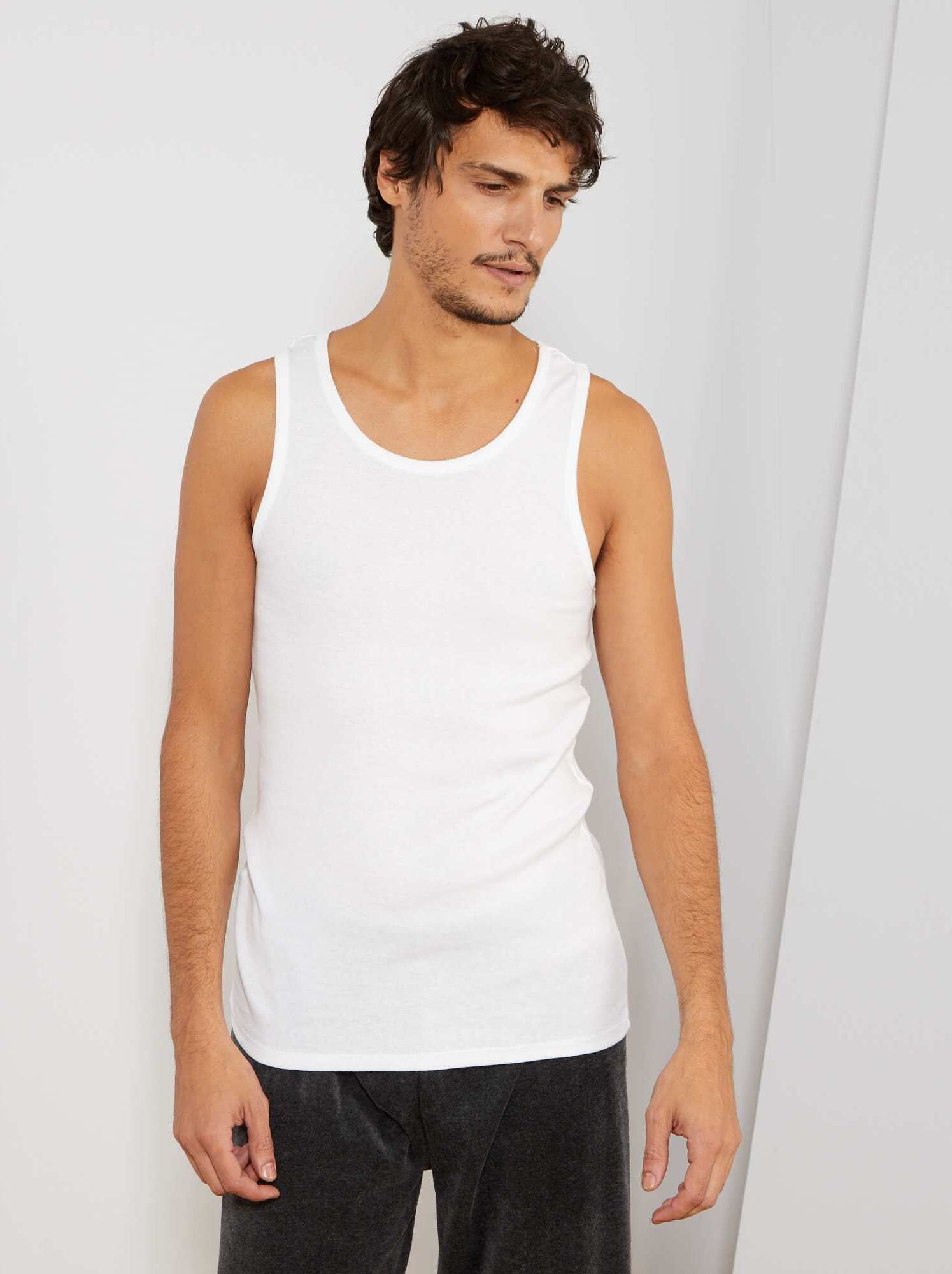 Lot de 2 débardeurs - Blanc