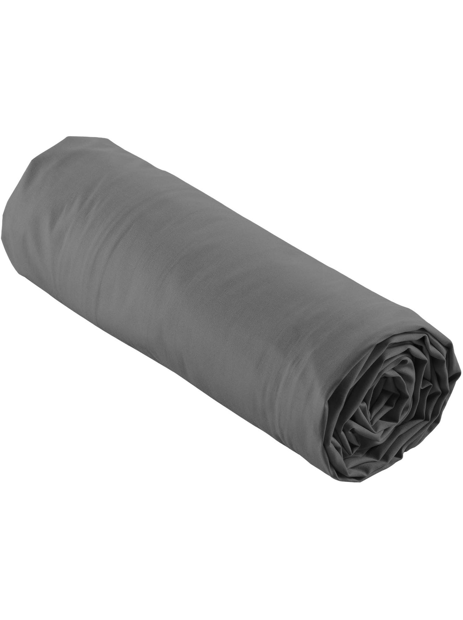 Lot de 2 drap housse percale de coton 78fils ultra doux - Miel