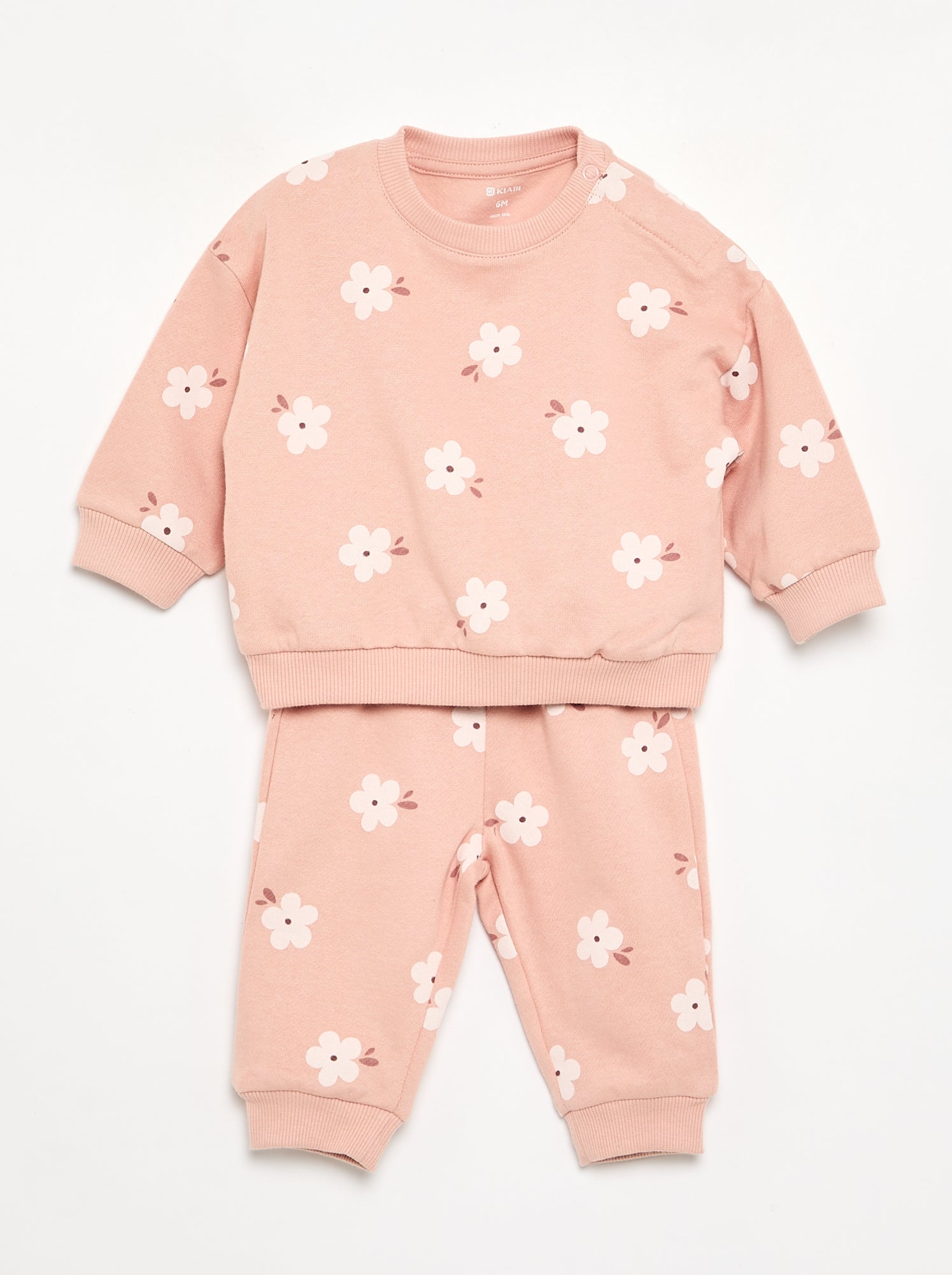 Lot de 2 ensembles 2 pièces - sweat + pantalon - Blanc (GET47_1)
