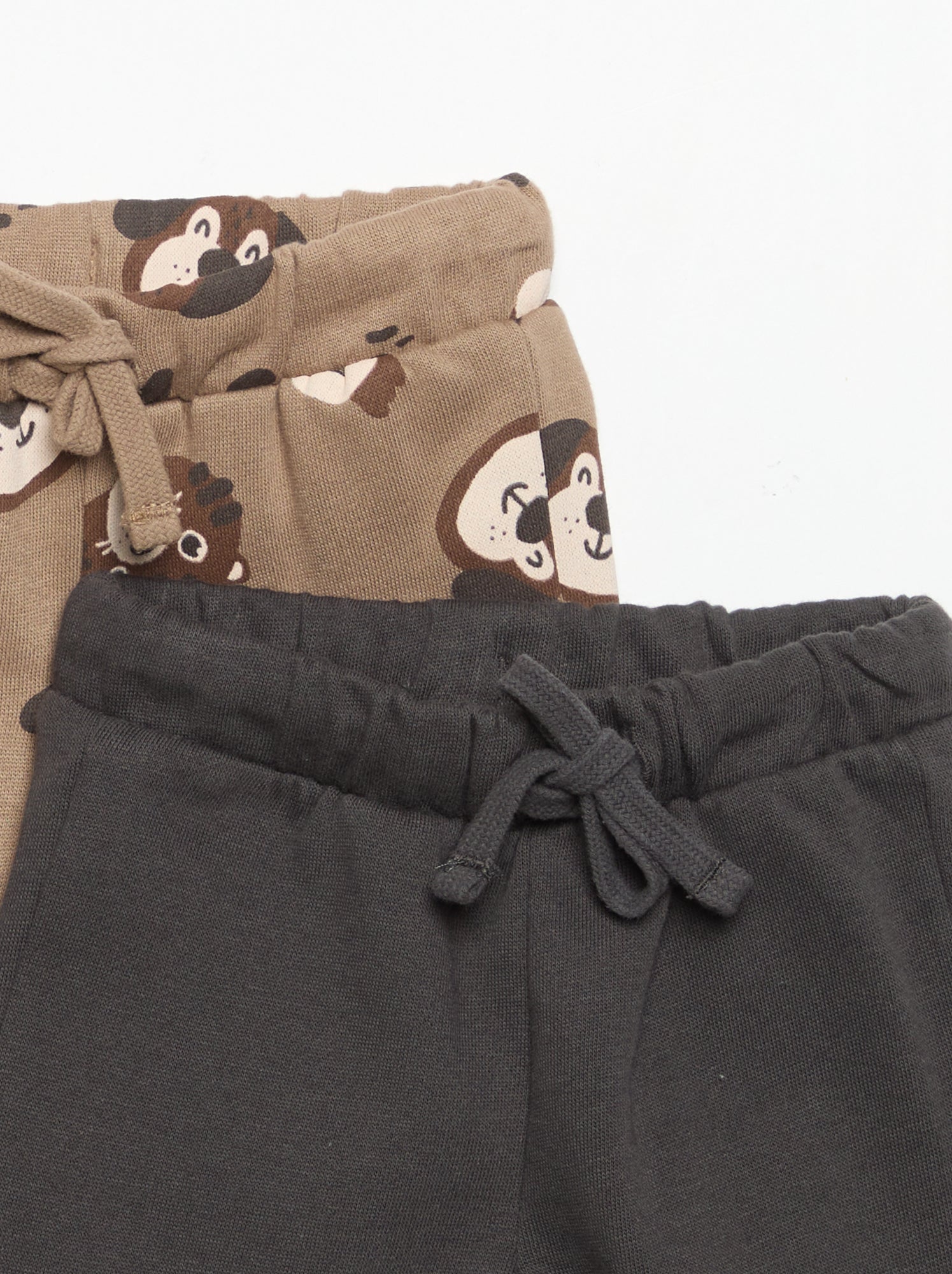 Lot de 2 ensembles 2 pièces - sweat + pantalon - Marron