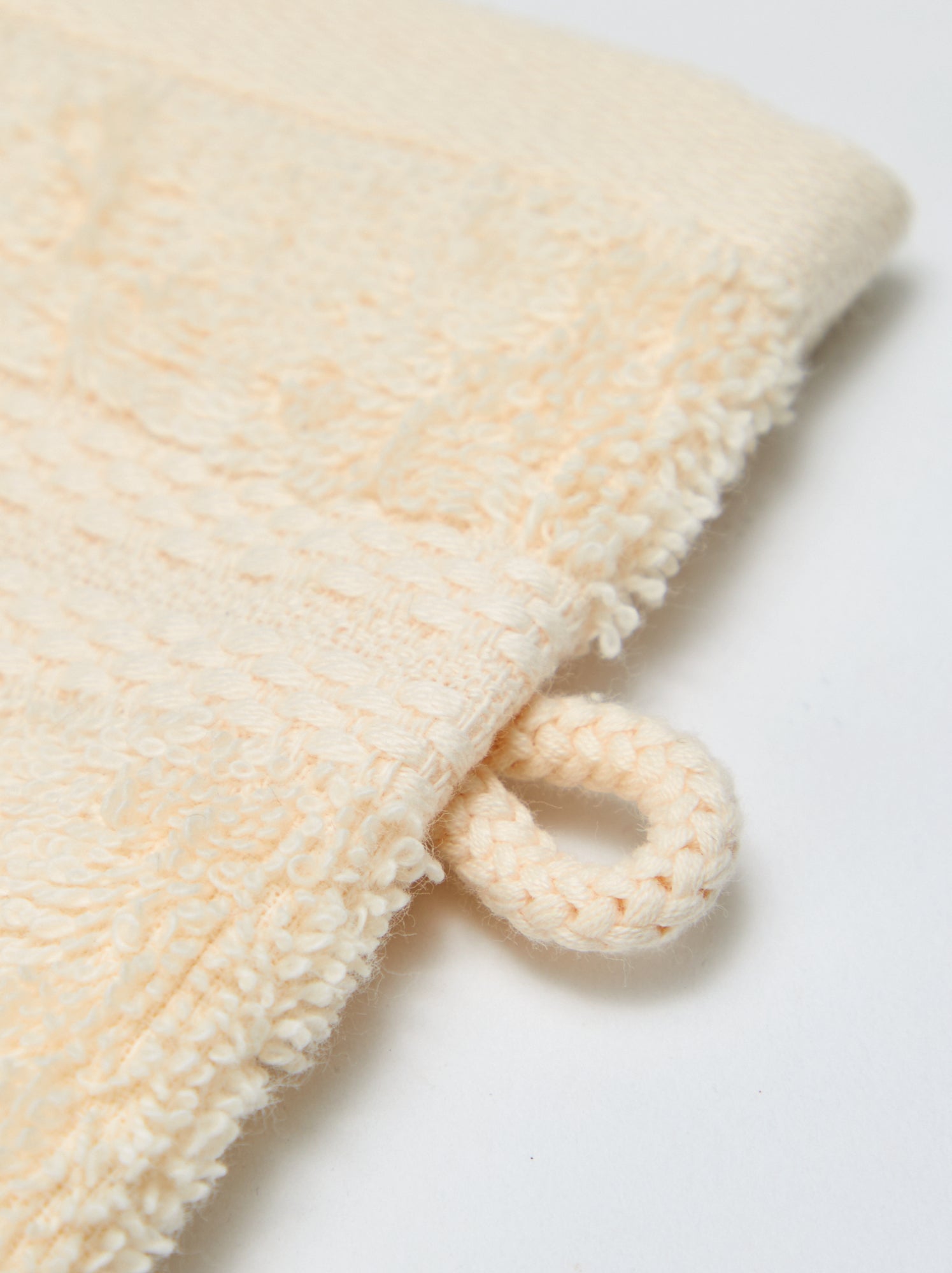 Lot de 2 gants de toilette - Blanc