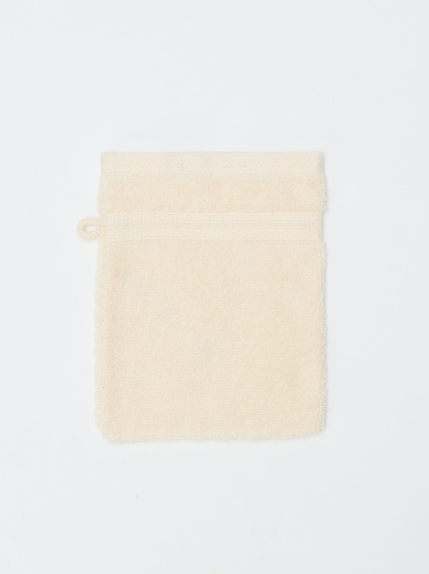 Lot de 2 gants de toilette - Blanc
