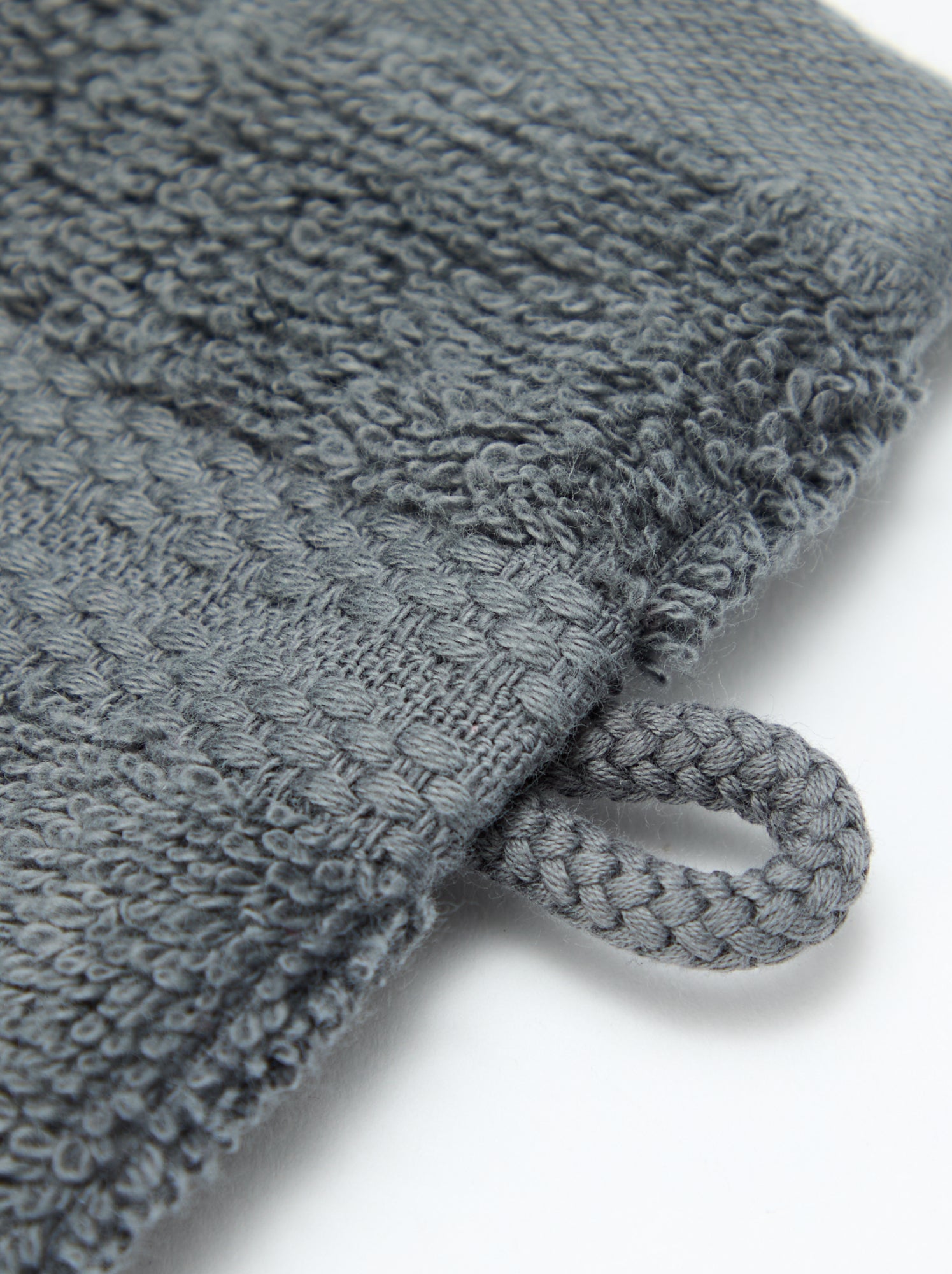 Lot de 2 gants de toilette - Gris