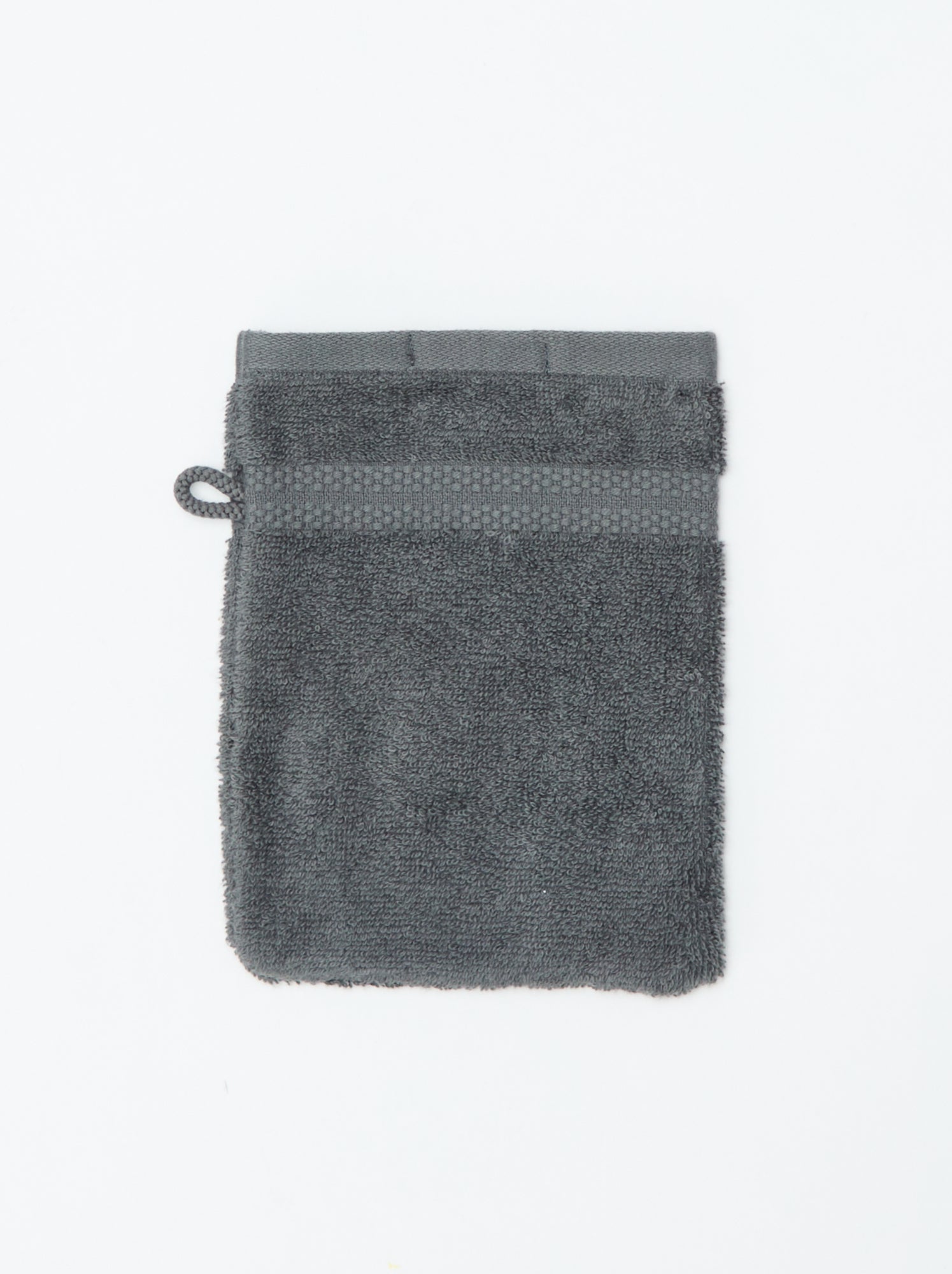 Lot de 2 gants de toilette - Gris