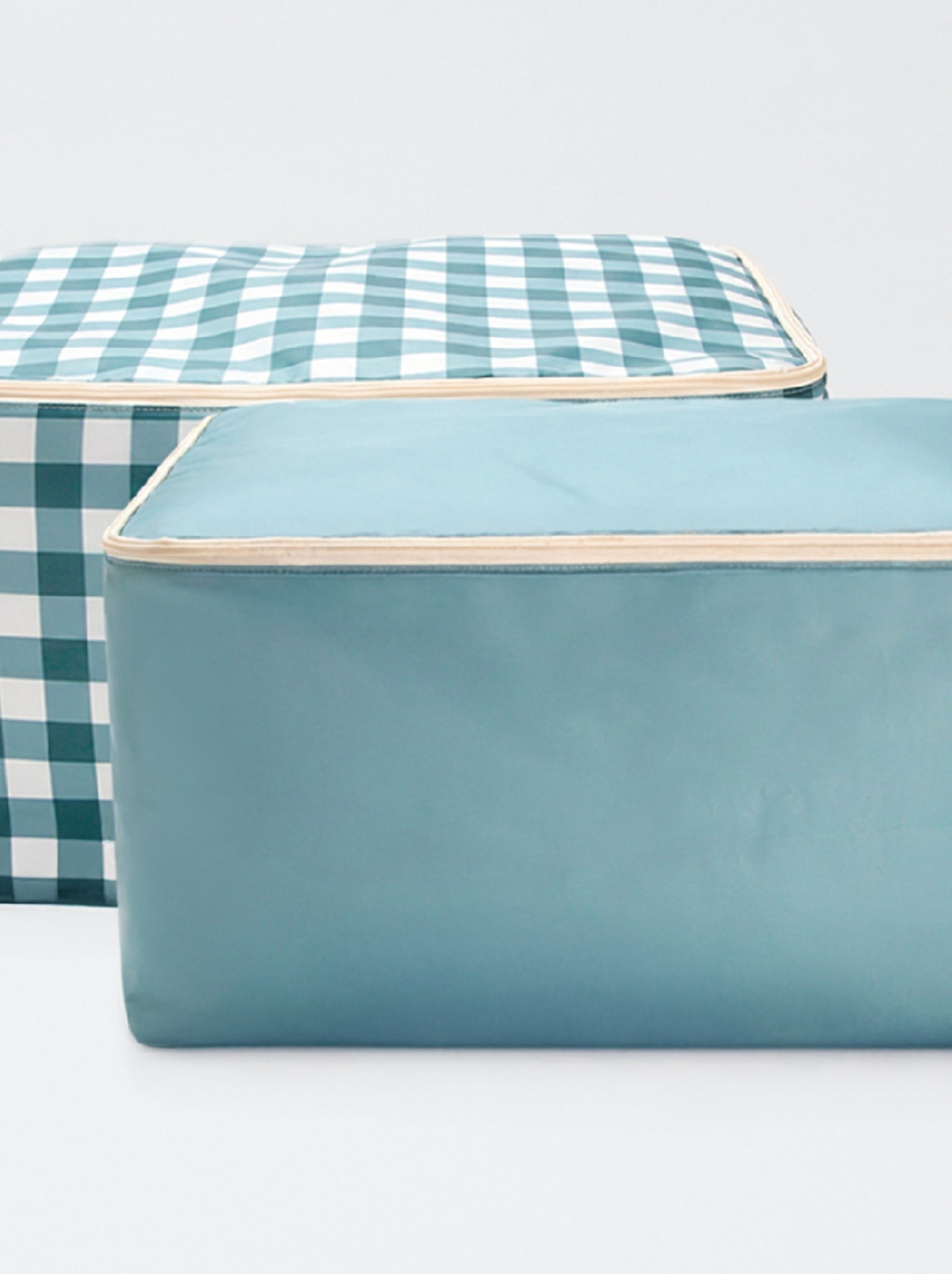 Lot de 2 housses de rangement vêtement - Kaki