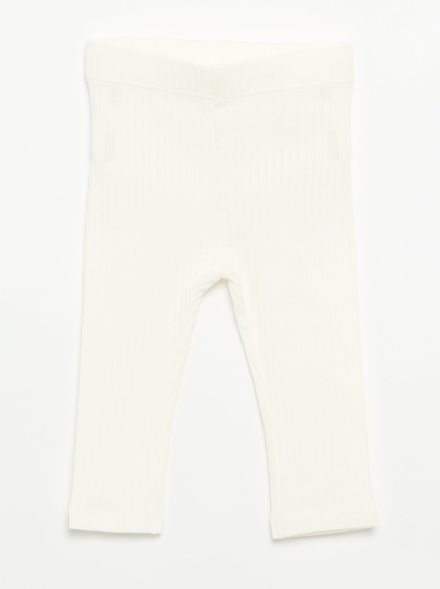Lot de 2 leggings côtelés - Violet