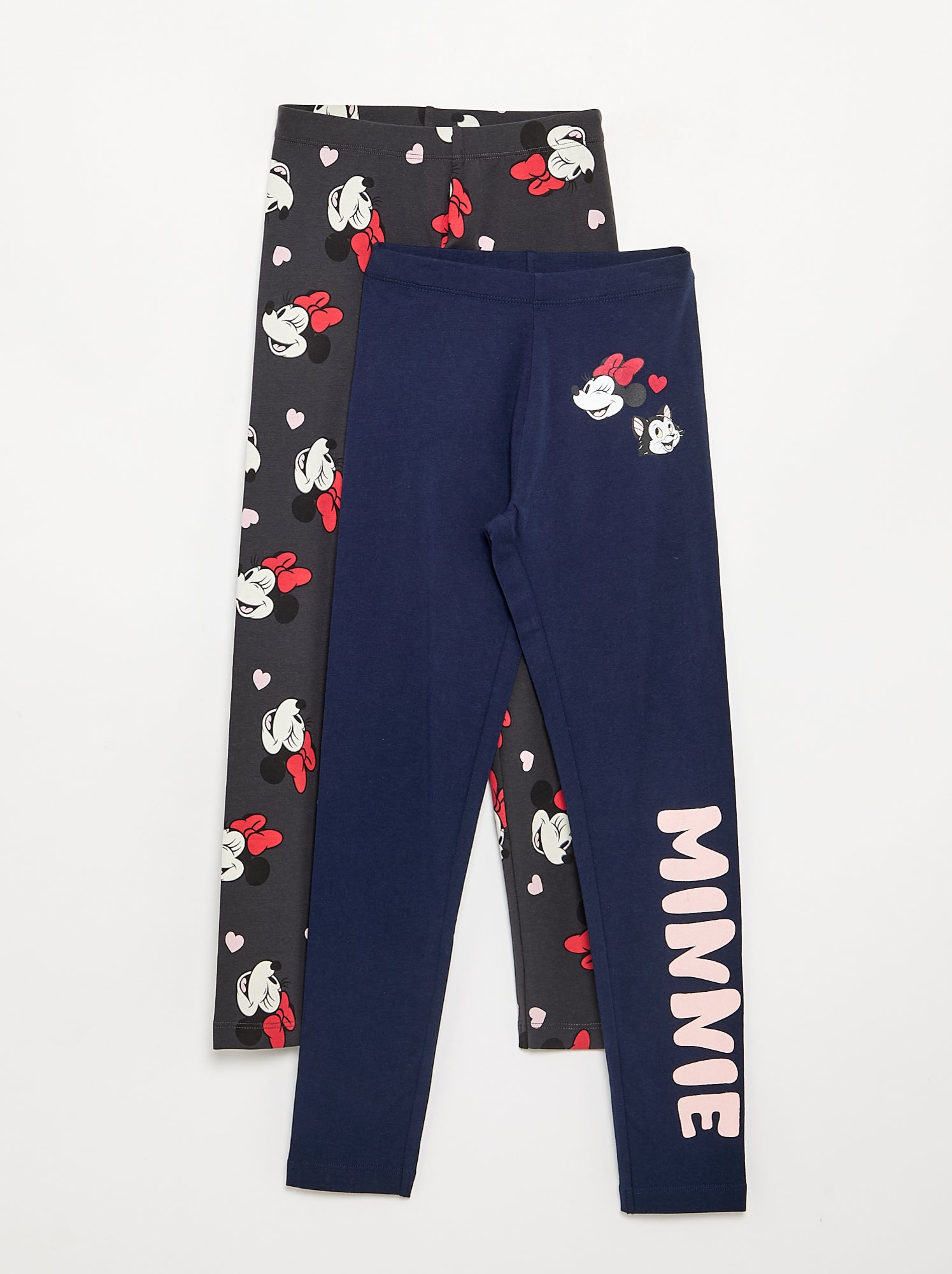 Lot de 2 leggings 'Disney' en jersey - Bleu