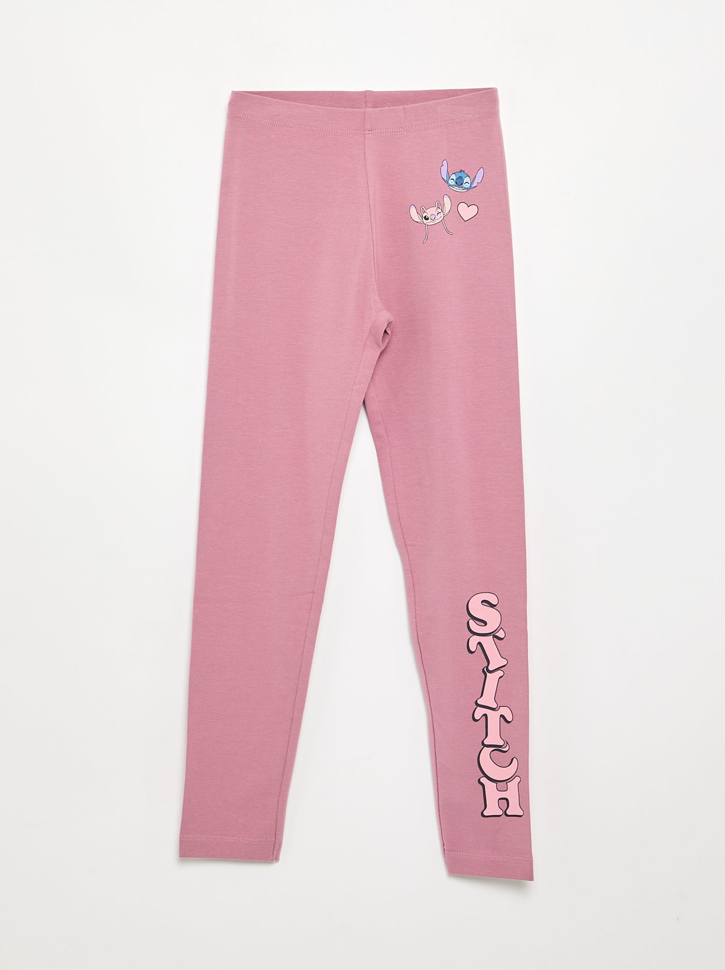 Lot de 2 leggings 'Disney' en jersey - Rose