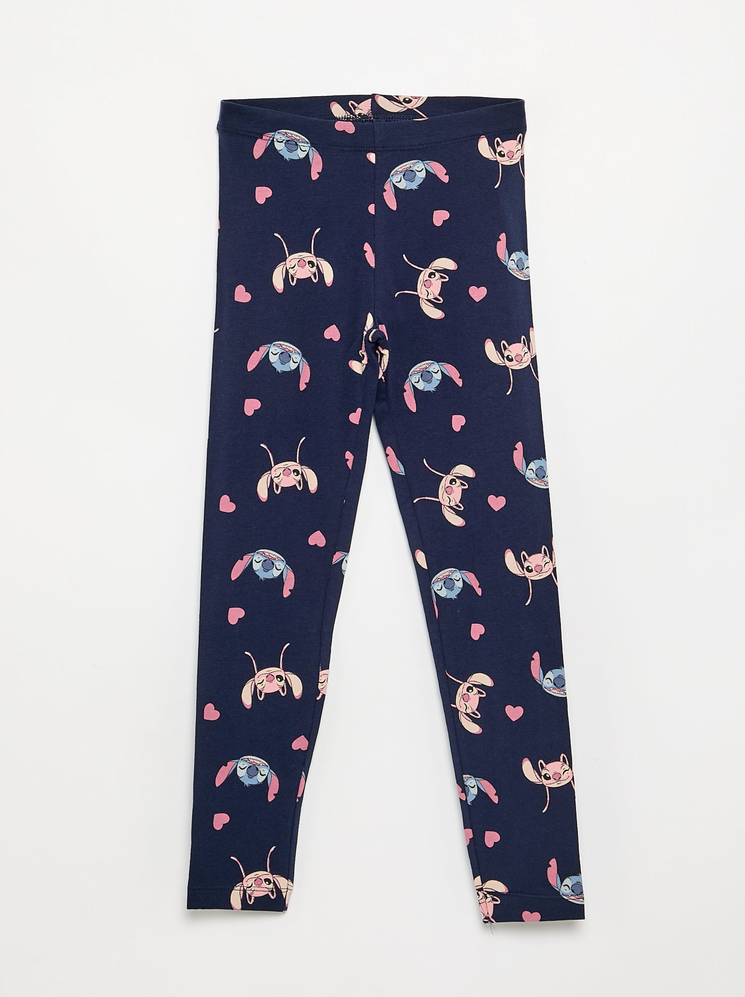 Lot de 2 leggings 'Disney' en jersey - Rose