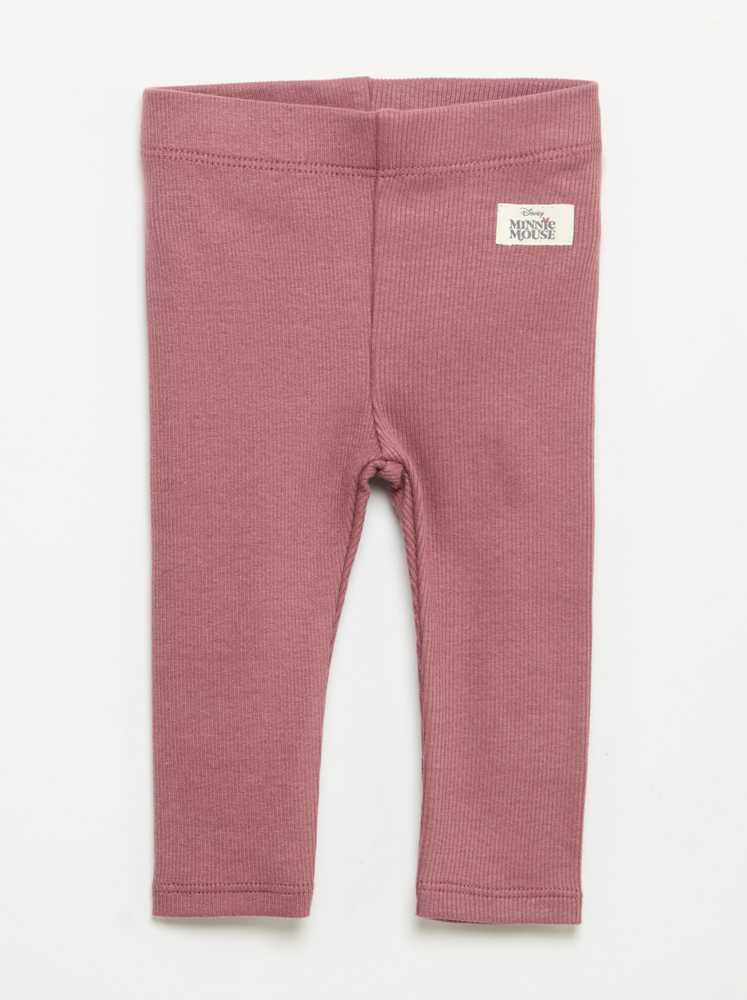 Lot de 2 leggings 'Disney' en maille côtelée - Beige (GES66_2)