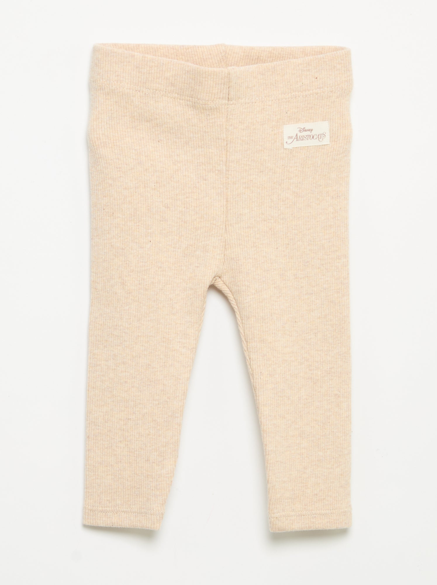 Lot de 2 leggings 'Disney' en maille côtelée - Rose
