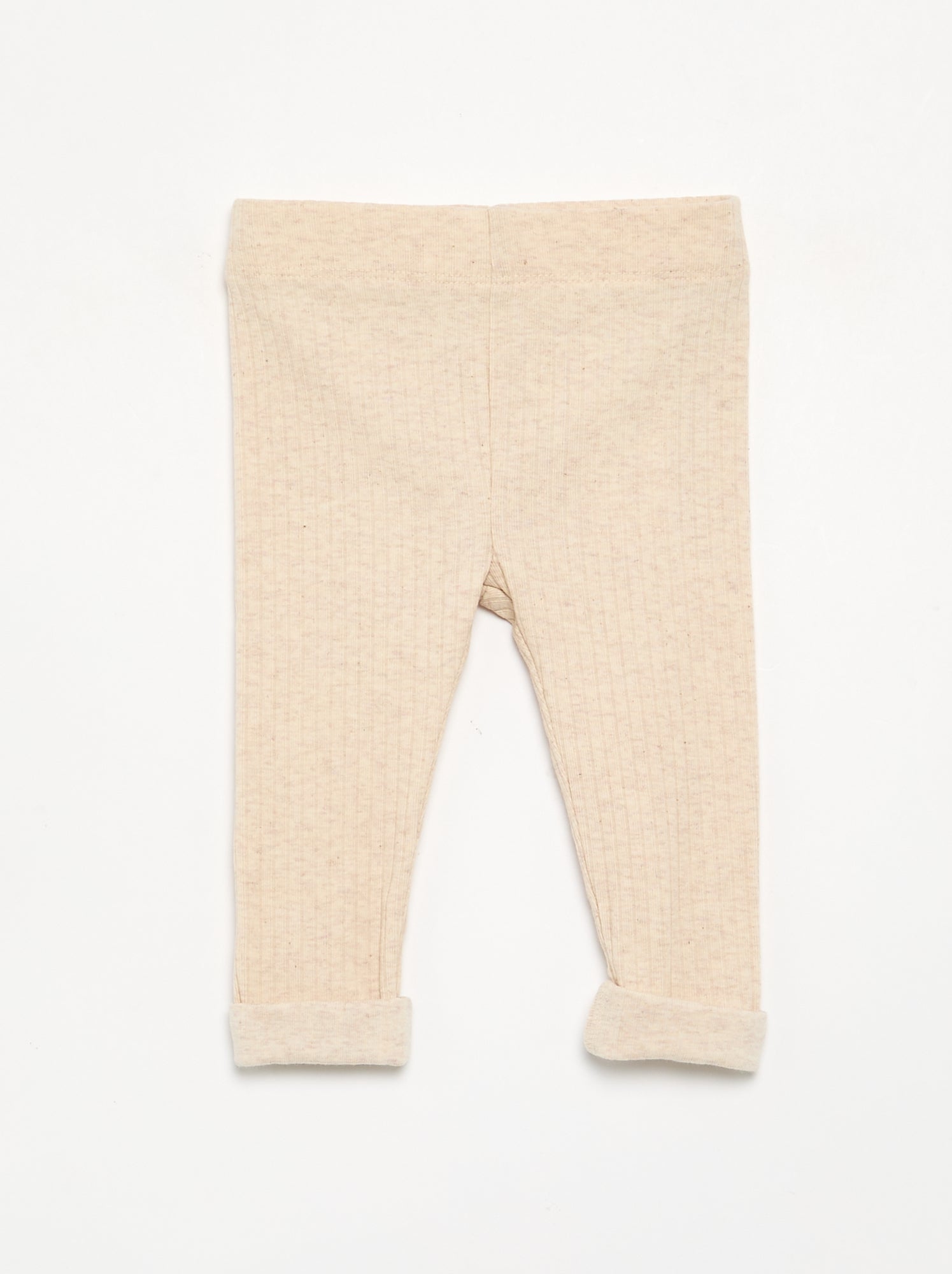 Lot de 2 leggings en rib - Vert