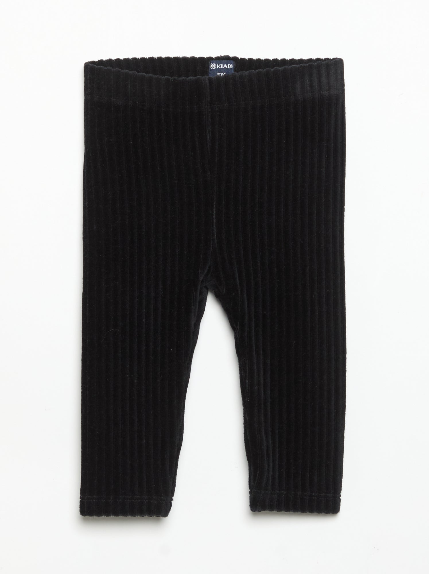 Lot de 2 leggings en velours côtelé - Noir