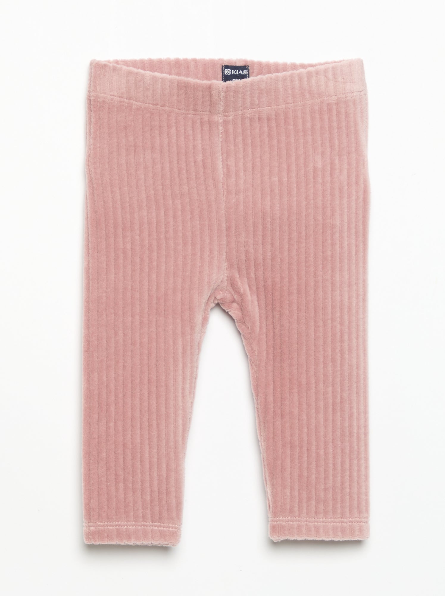 Lot de 2 leggings en velours côtelé - Rose